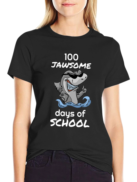 100 Jawsome Days of School T-Shirt
