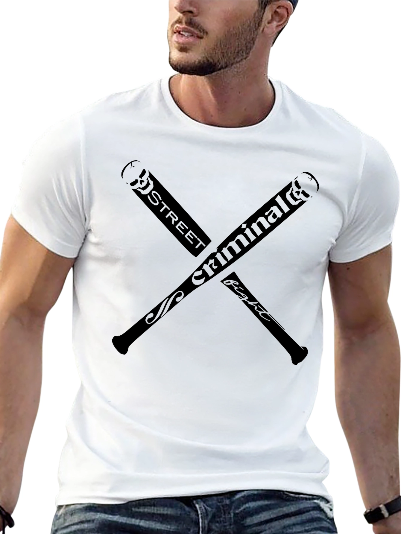 Street Criminal Fight T-Shirt - Black Graphic Tee
