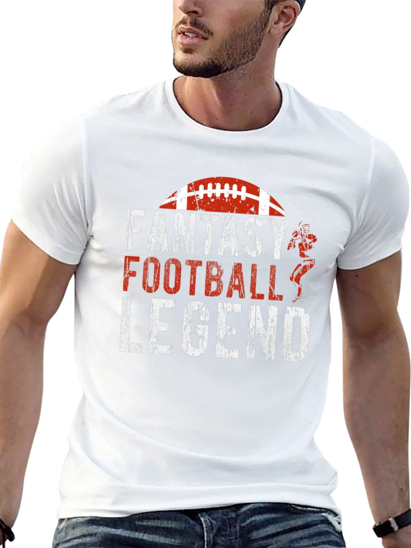 Fantasy Football Legend Graphic Tee - Black T-Shirt