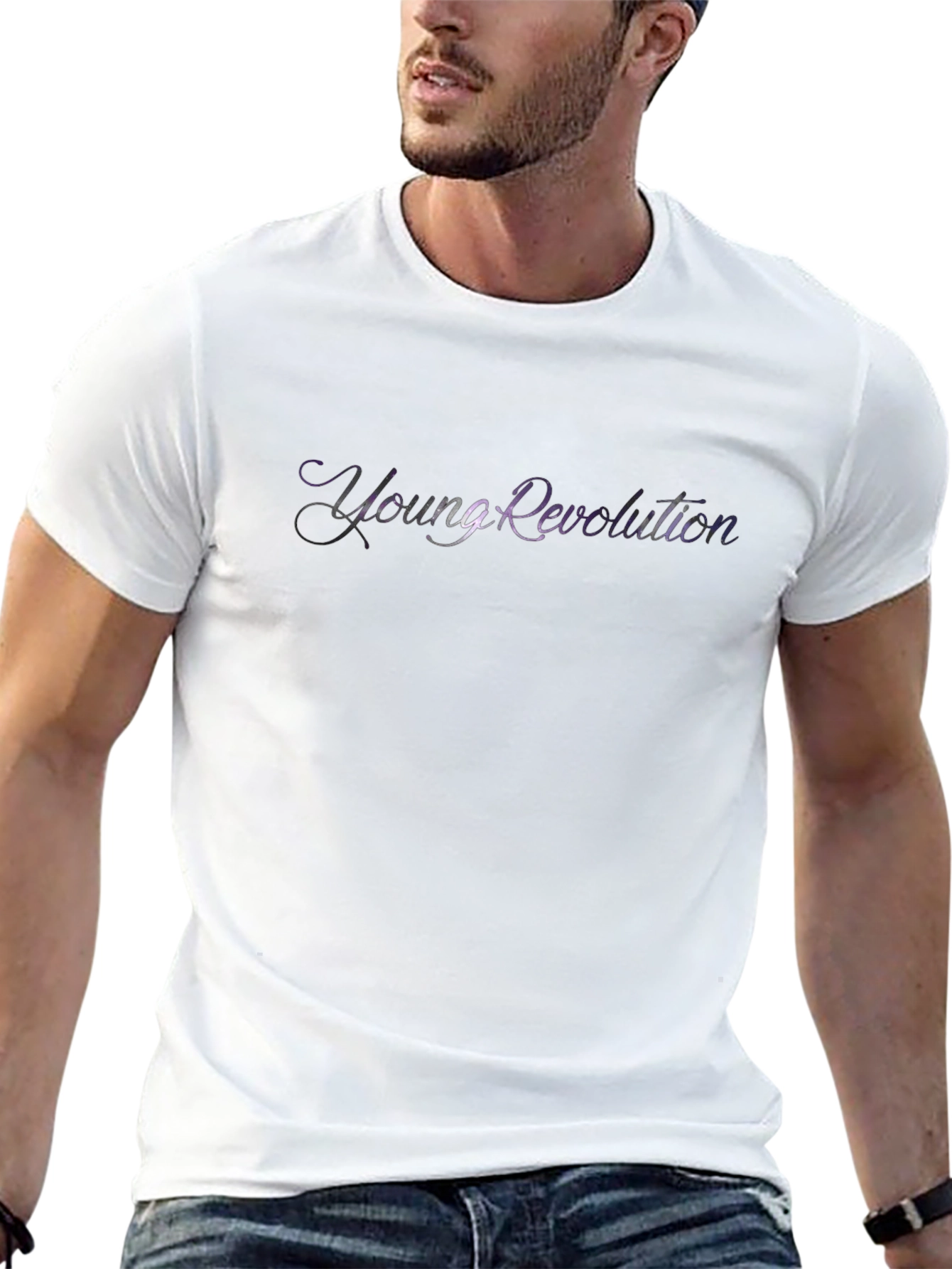 Young Revolution Black Graphic Tee
