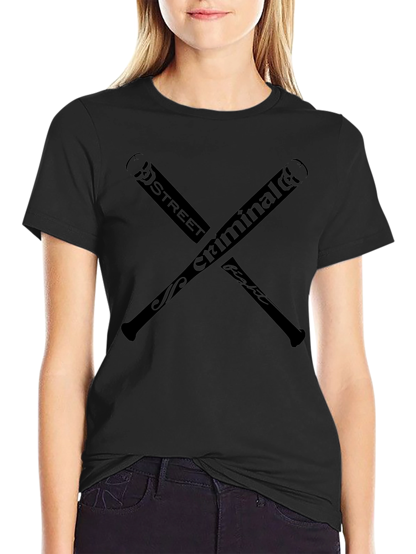 Street Criminal Fight T-Shirt - Black Graphic Tee