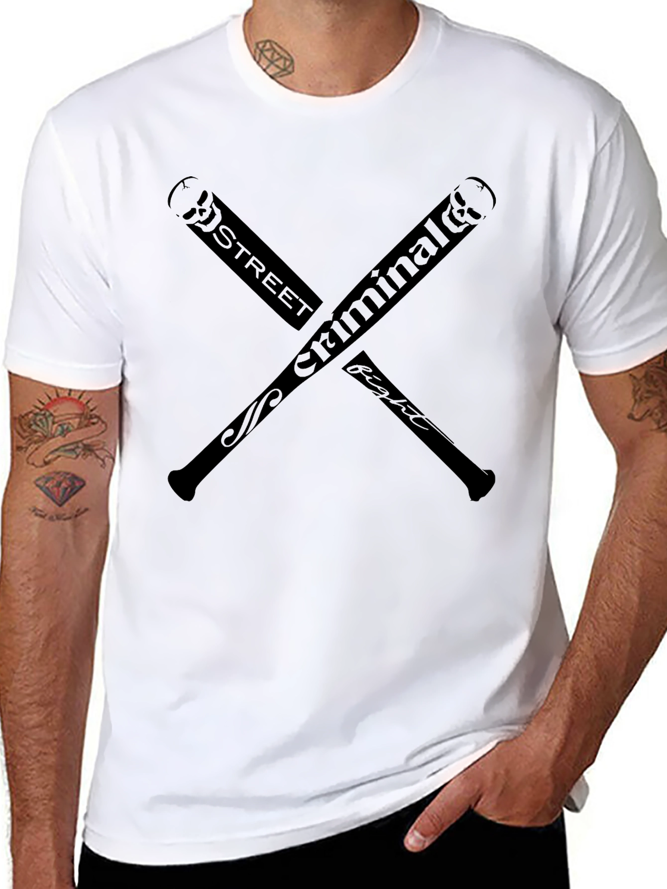 Street Criminal Fight T-Shirt - Black Graphic Tee