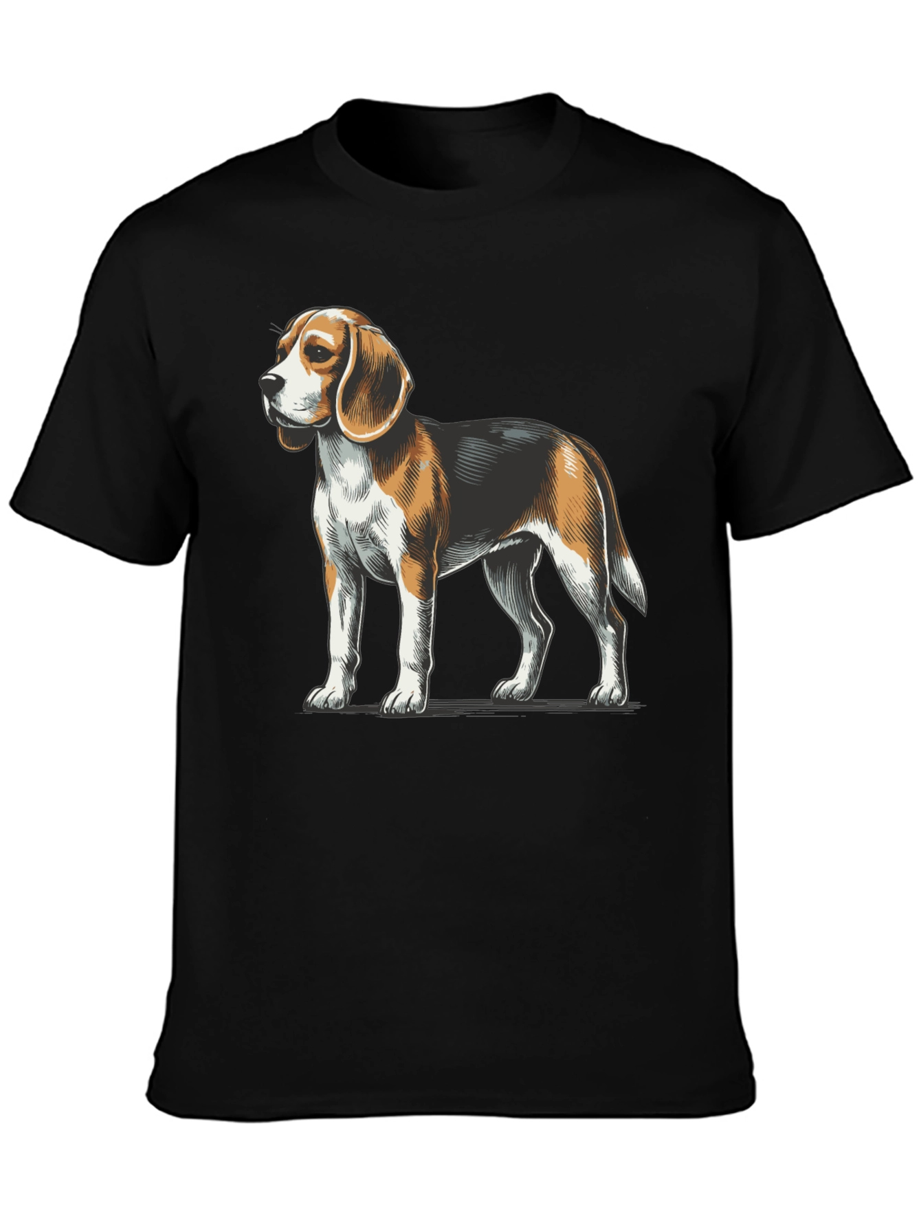 Beagle Dog Graphic Print Tee