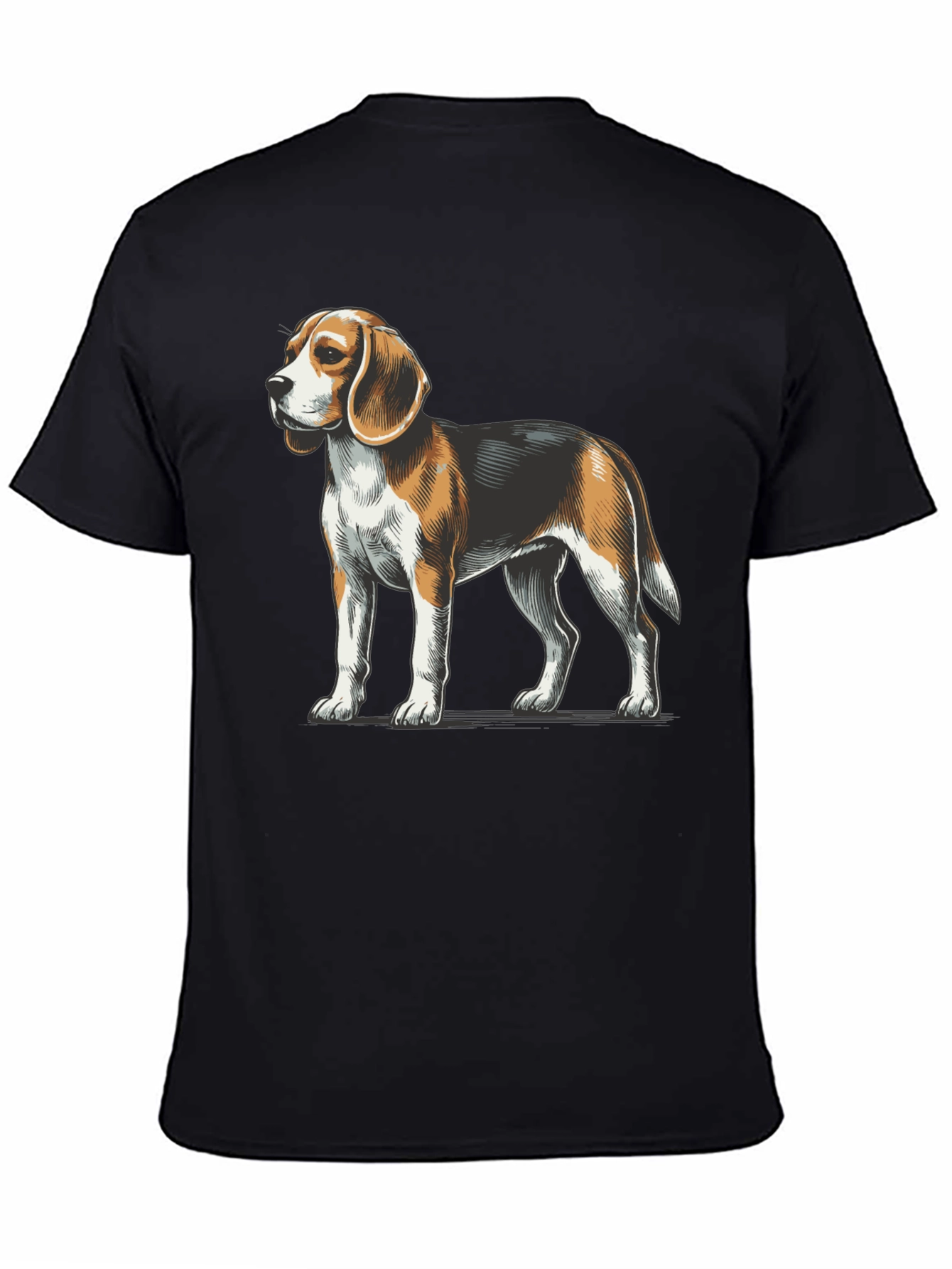 Beagle Dog Graphic Print Tee