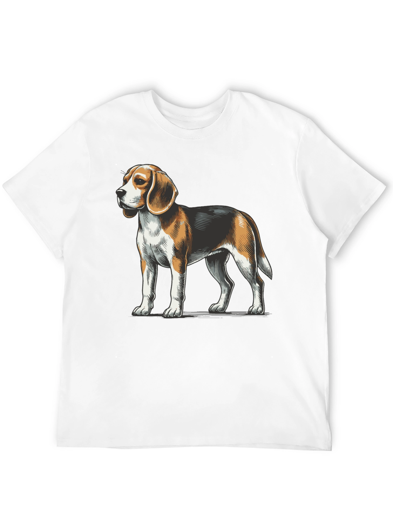 Beagle Dog Graphic Print Tee