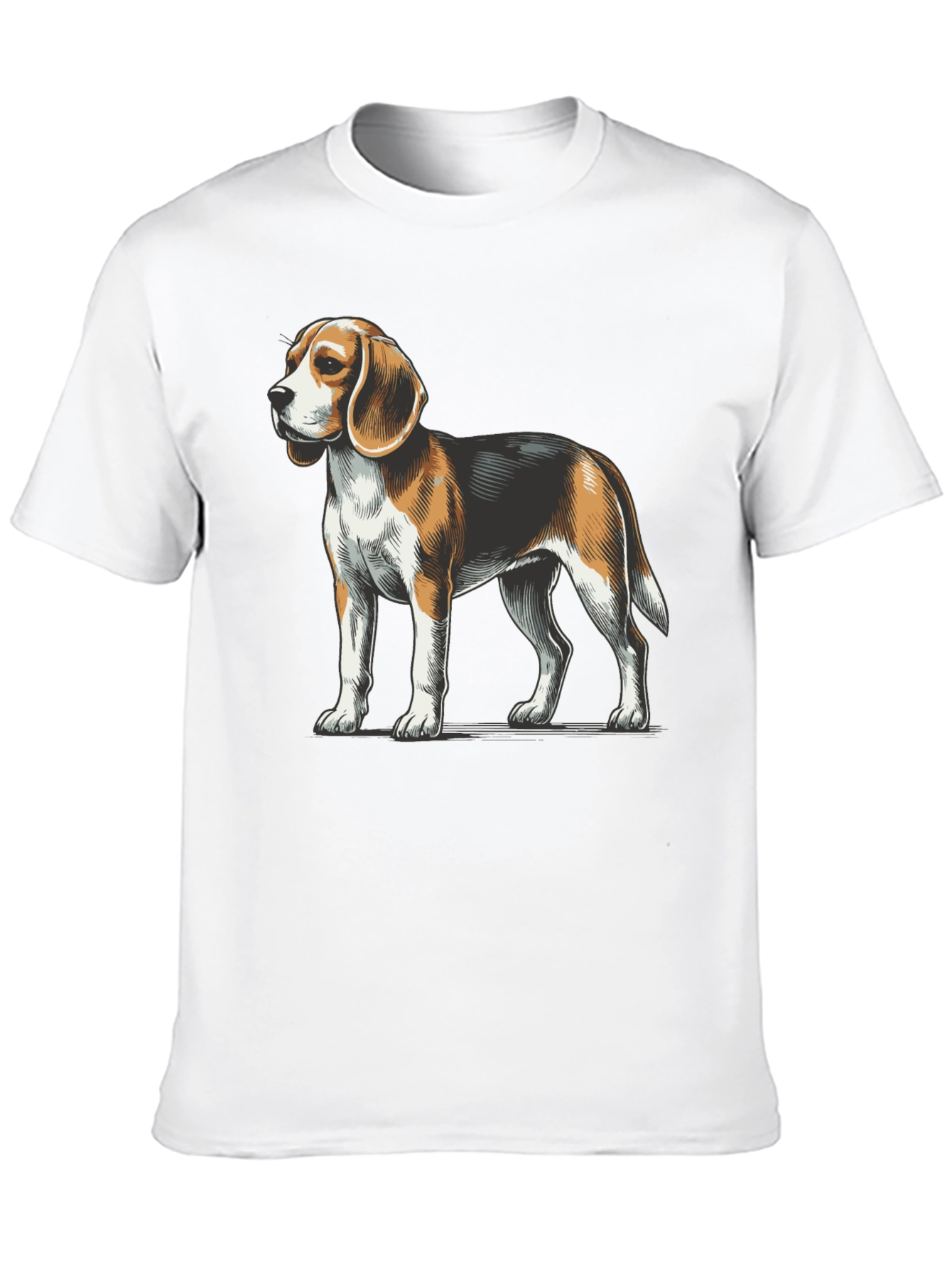 Beagle Dog Graphic Print Tee