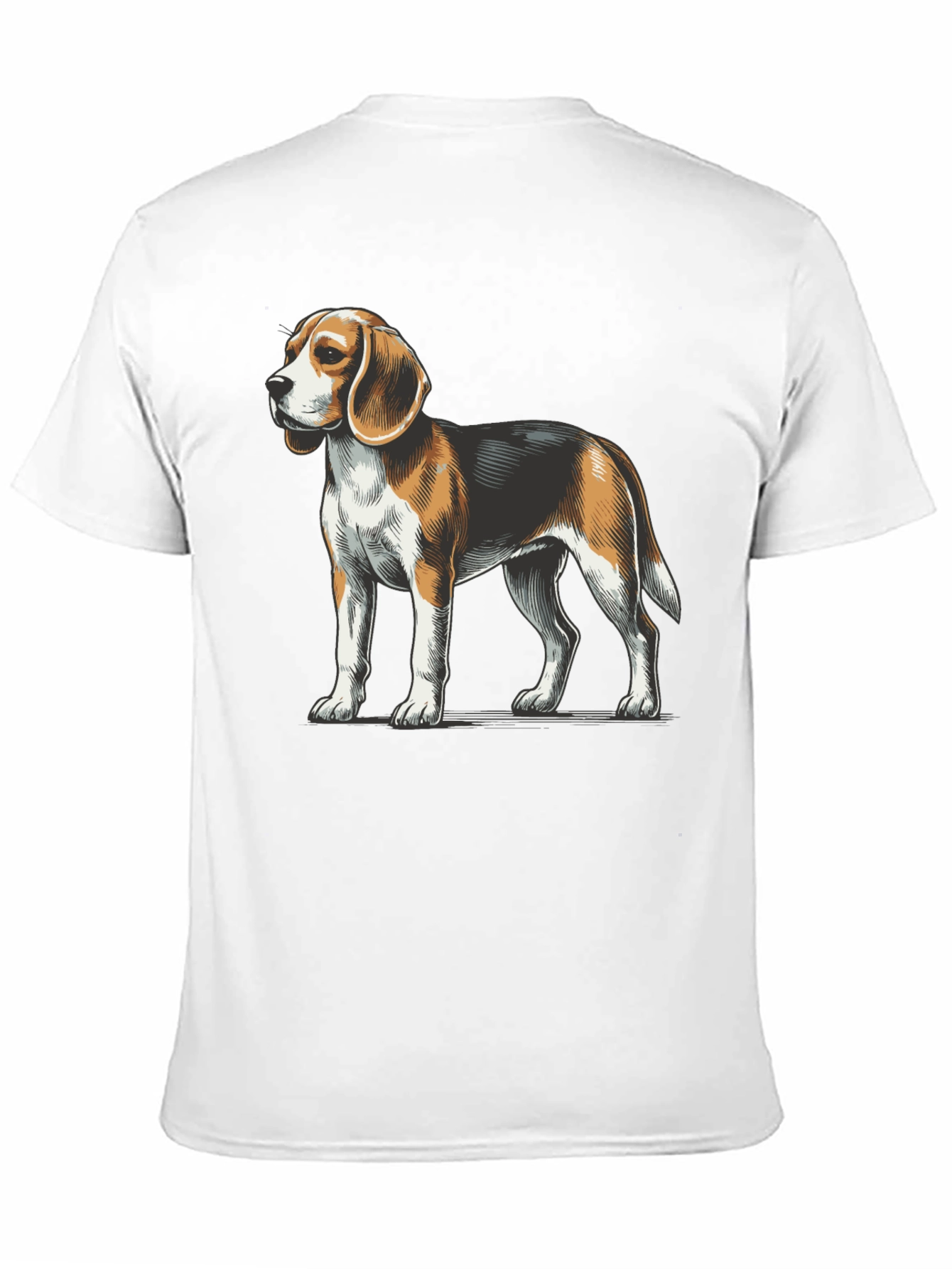 Beagle Dog Graphic Print Tee