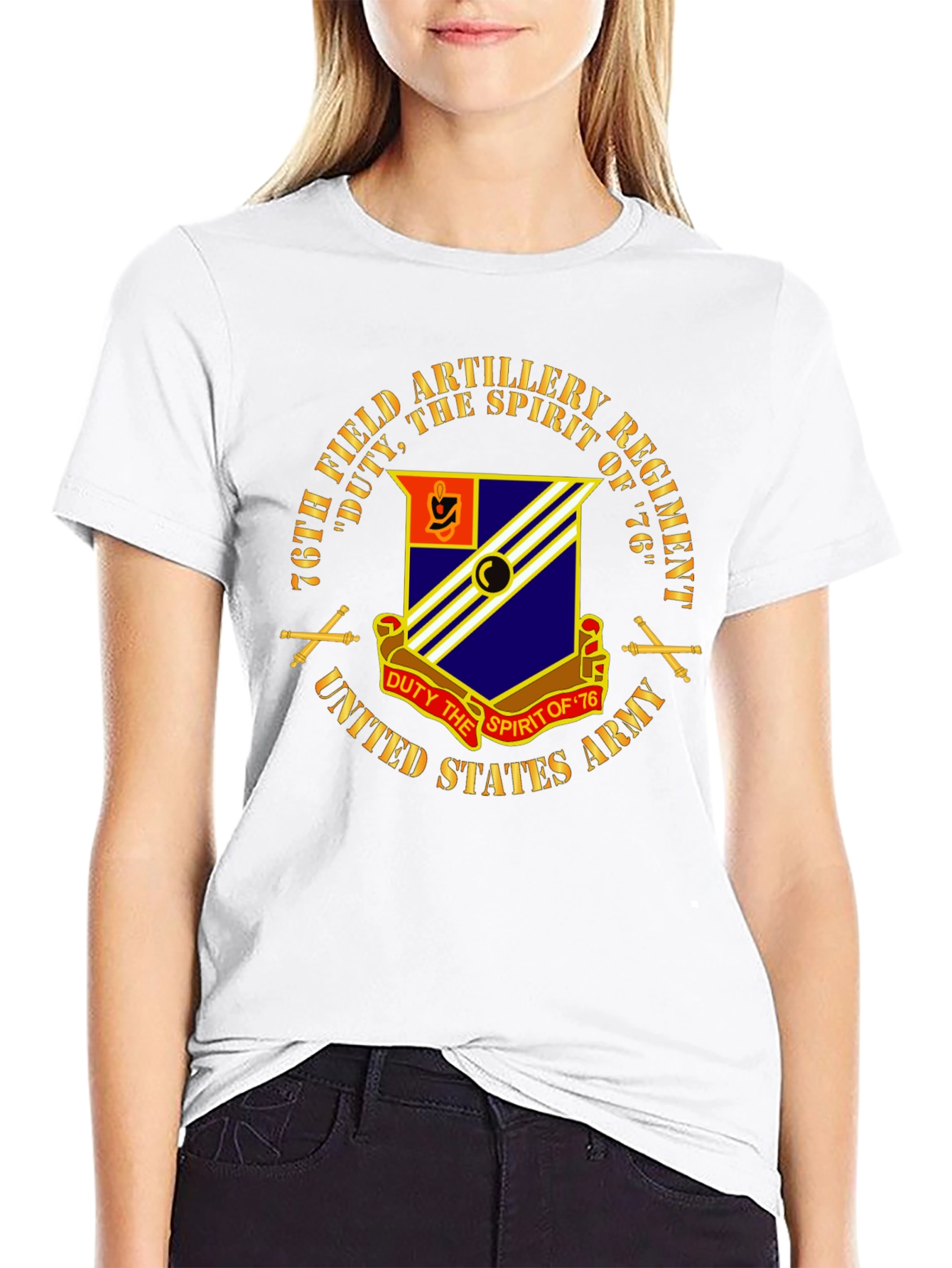 76th Field Artillery Regiment T-Shirt - Duty & Spirit