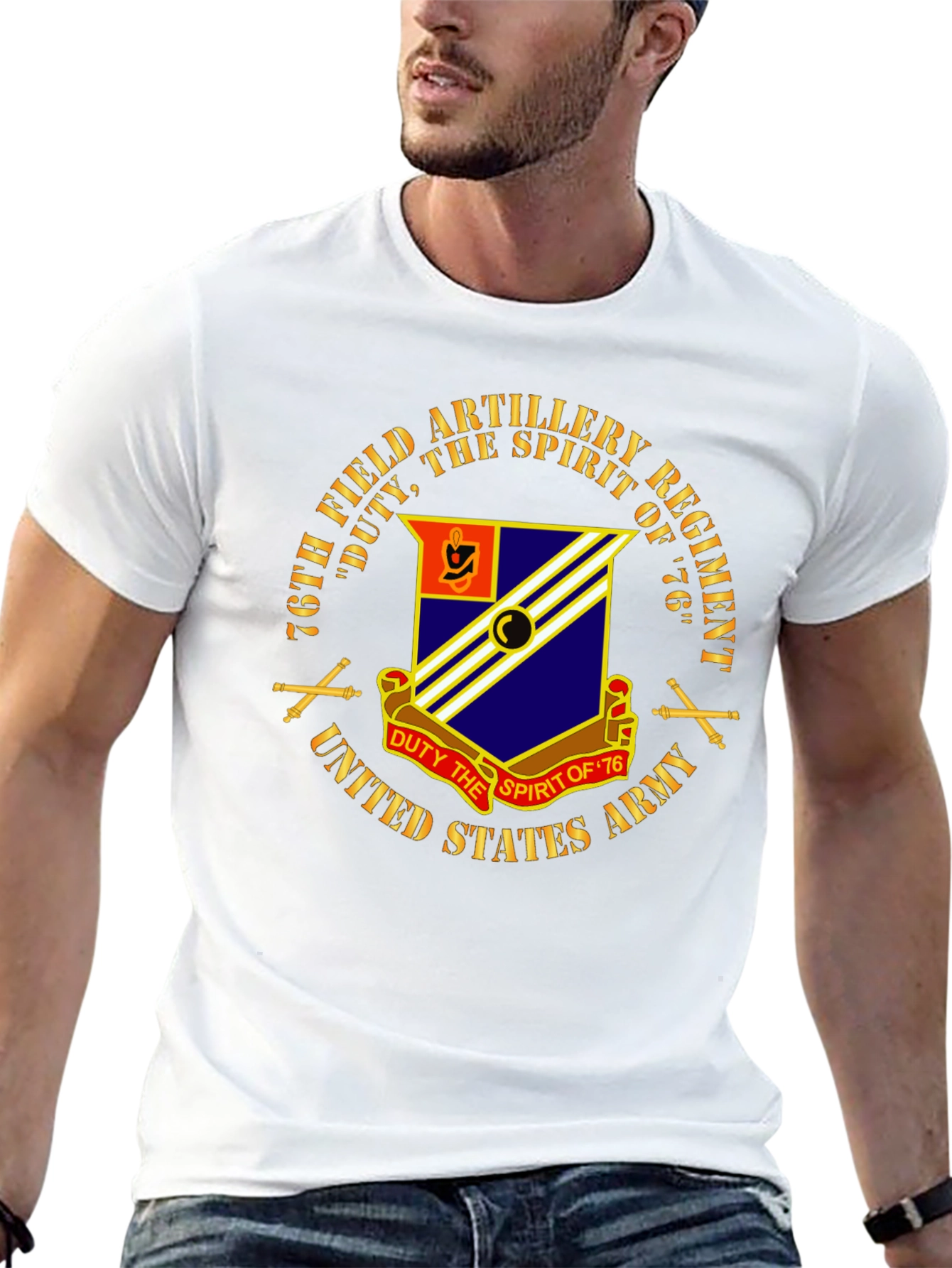 76th Field Artillery Regiment T-Shirt - Duty & Spirit