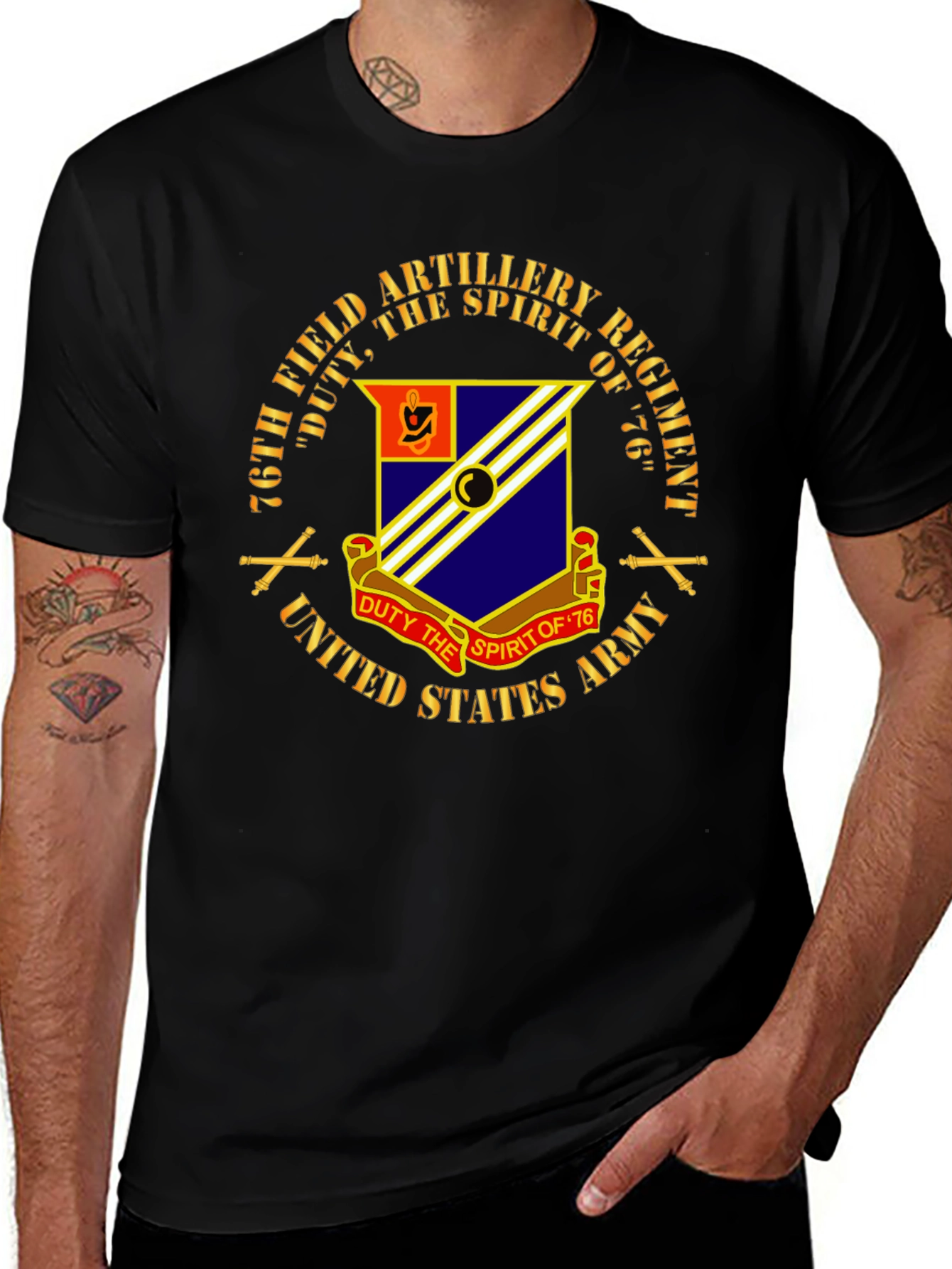 76th Field Artillery Regiment T-Shirt - Duty & Spirit