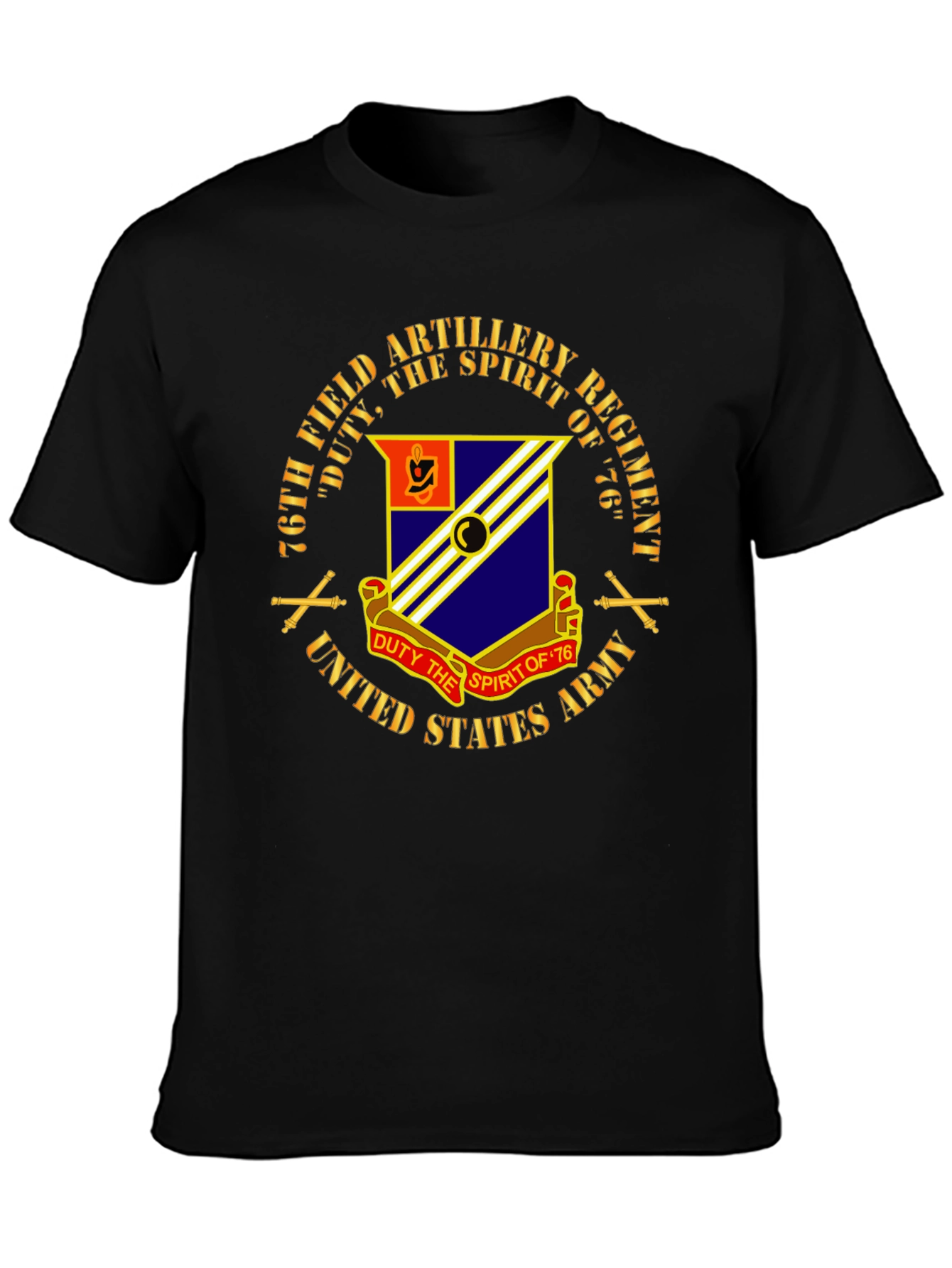 76th Field Artillery Regiment T-Shirt - Duty & Spirit