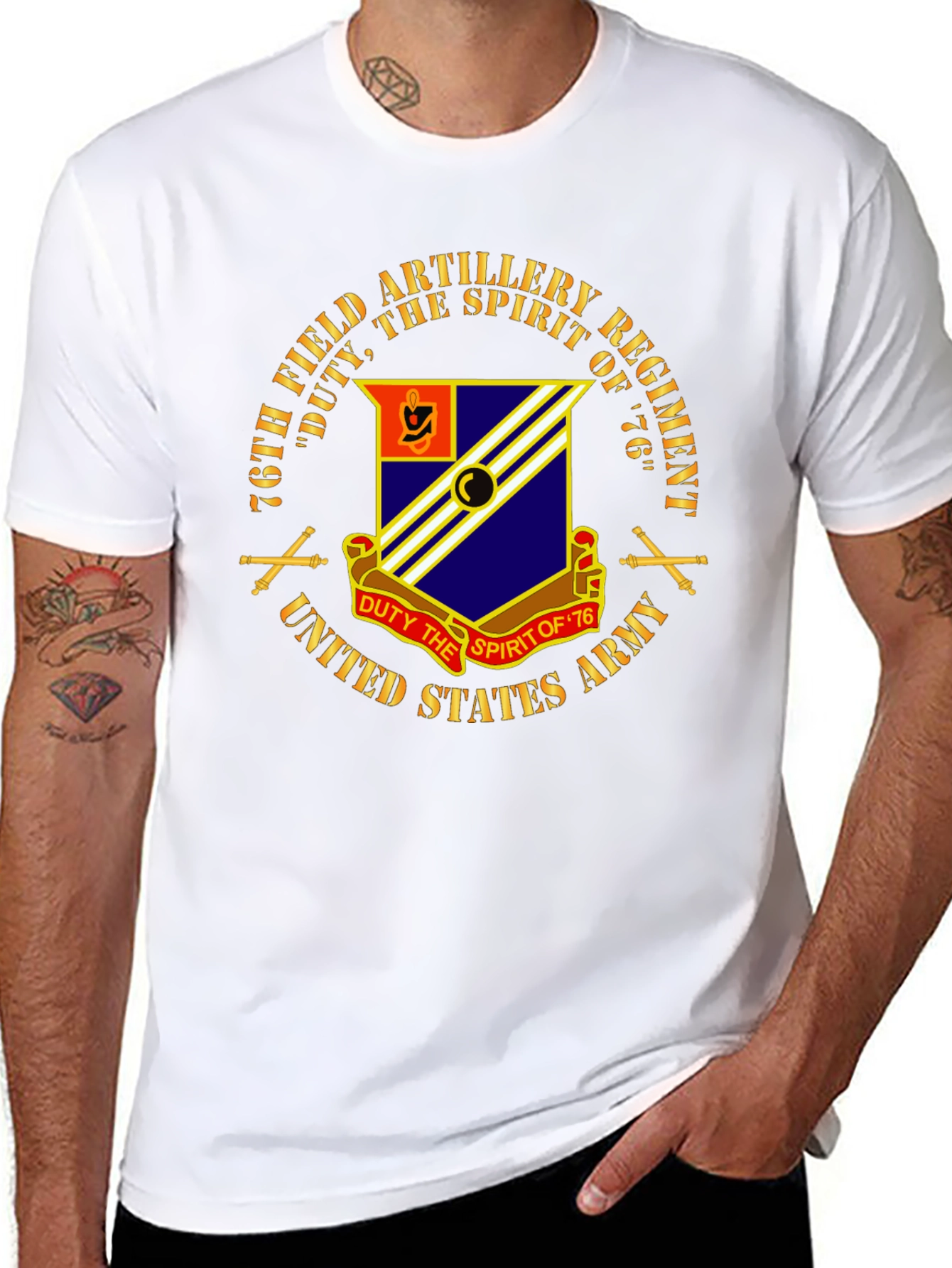 76th Field Artillery Regiment T-Shirt - Duty & Spirit