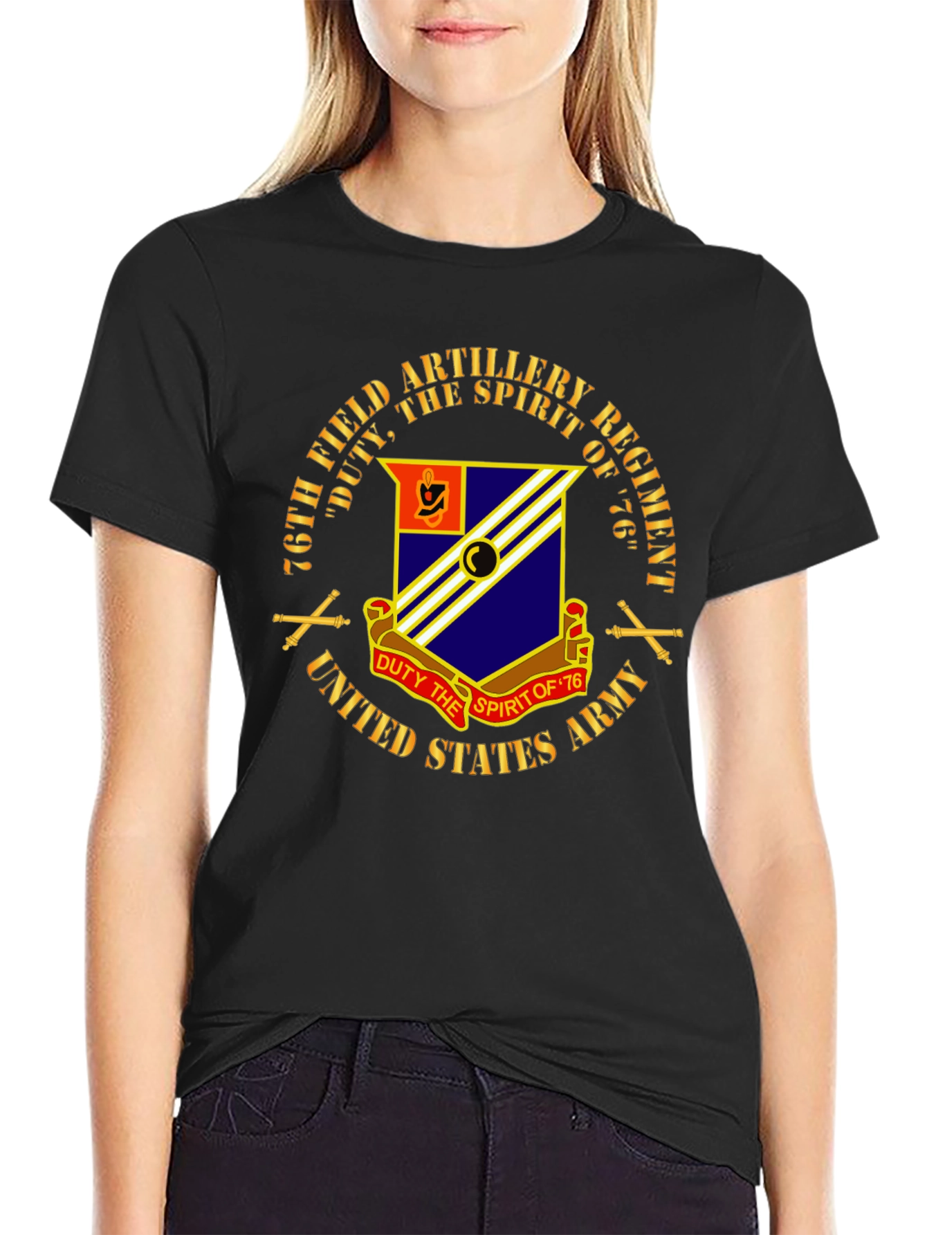 76th Field Artillery Regiment T-Shirt - Duty & Spirit