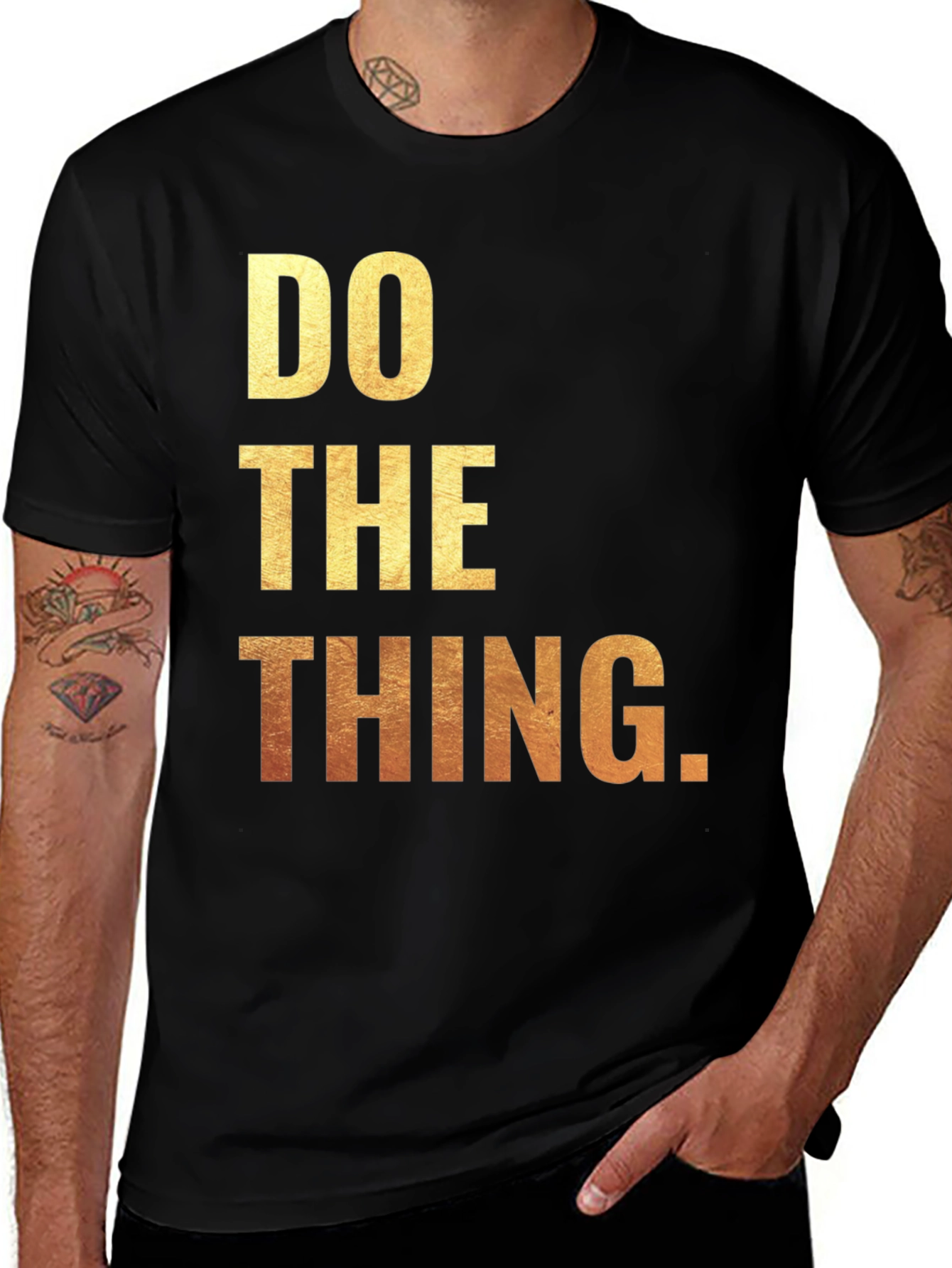 Inspirational Do The Thing Graphic Tee