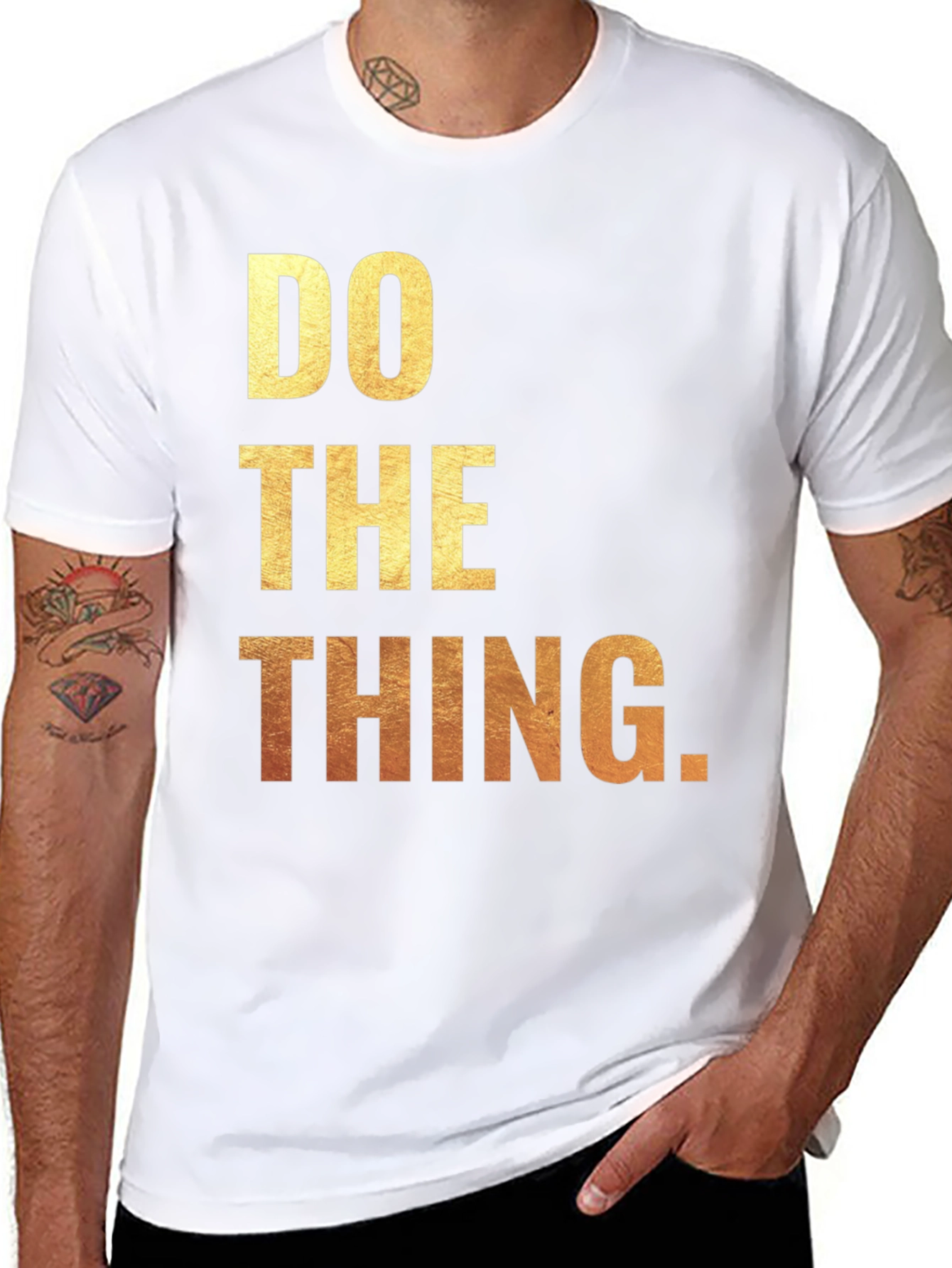 Inspirational Do The Thing Graphic Tee