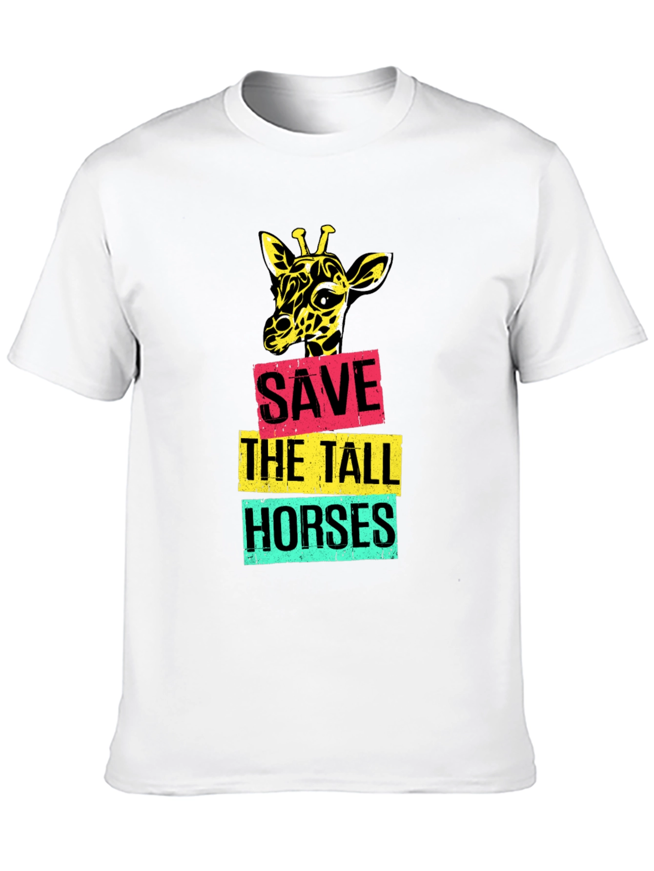 Save the Tall Horses Giraffe Graphic Tee