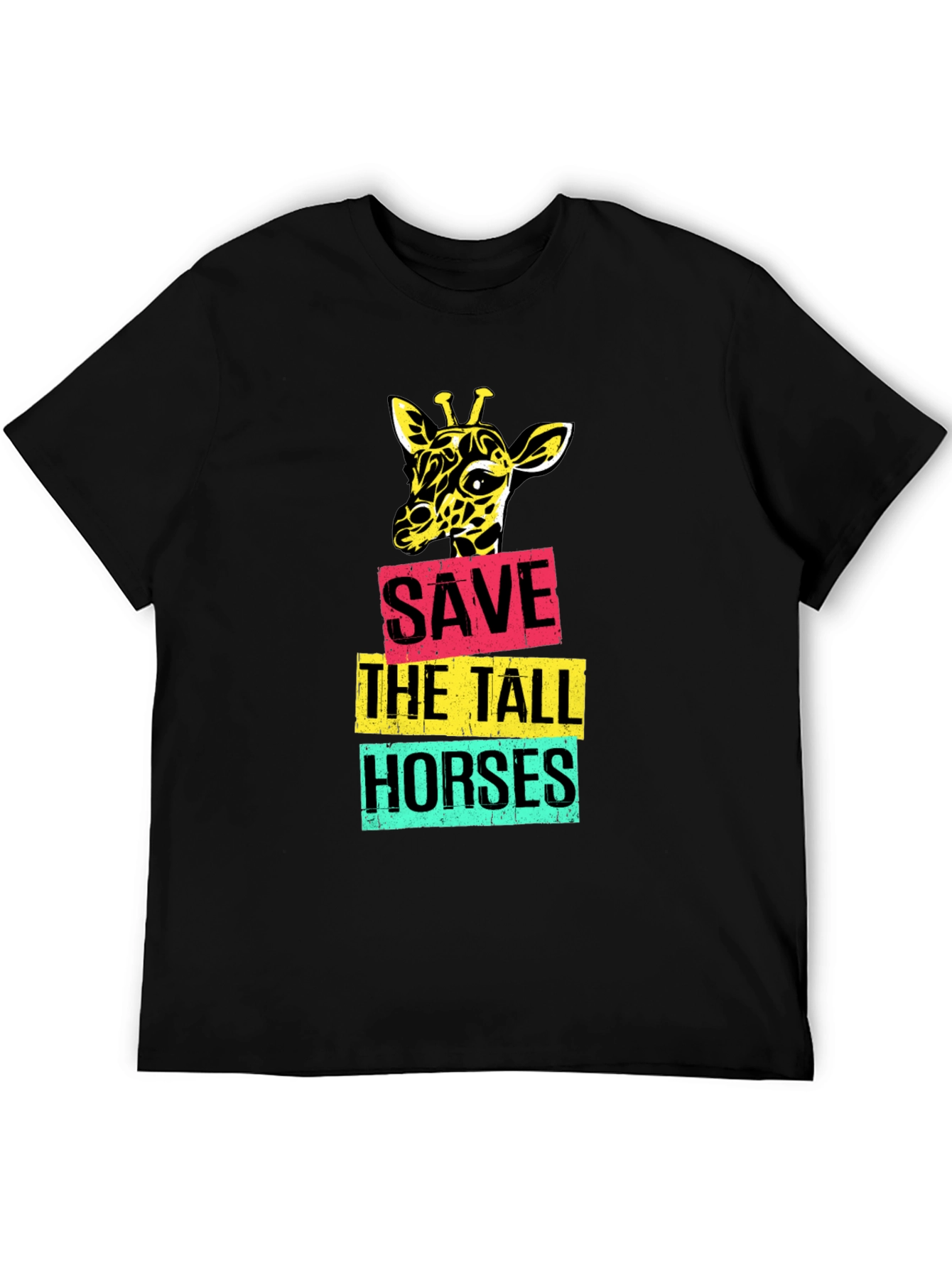 Save the Tall Horses Giraffe Graphic Tee