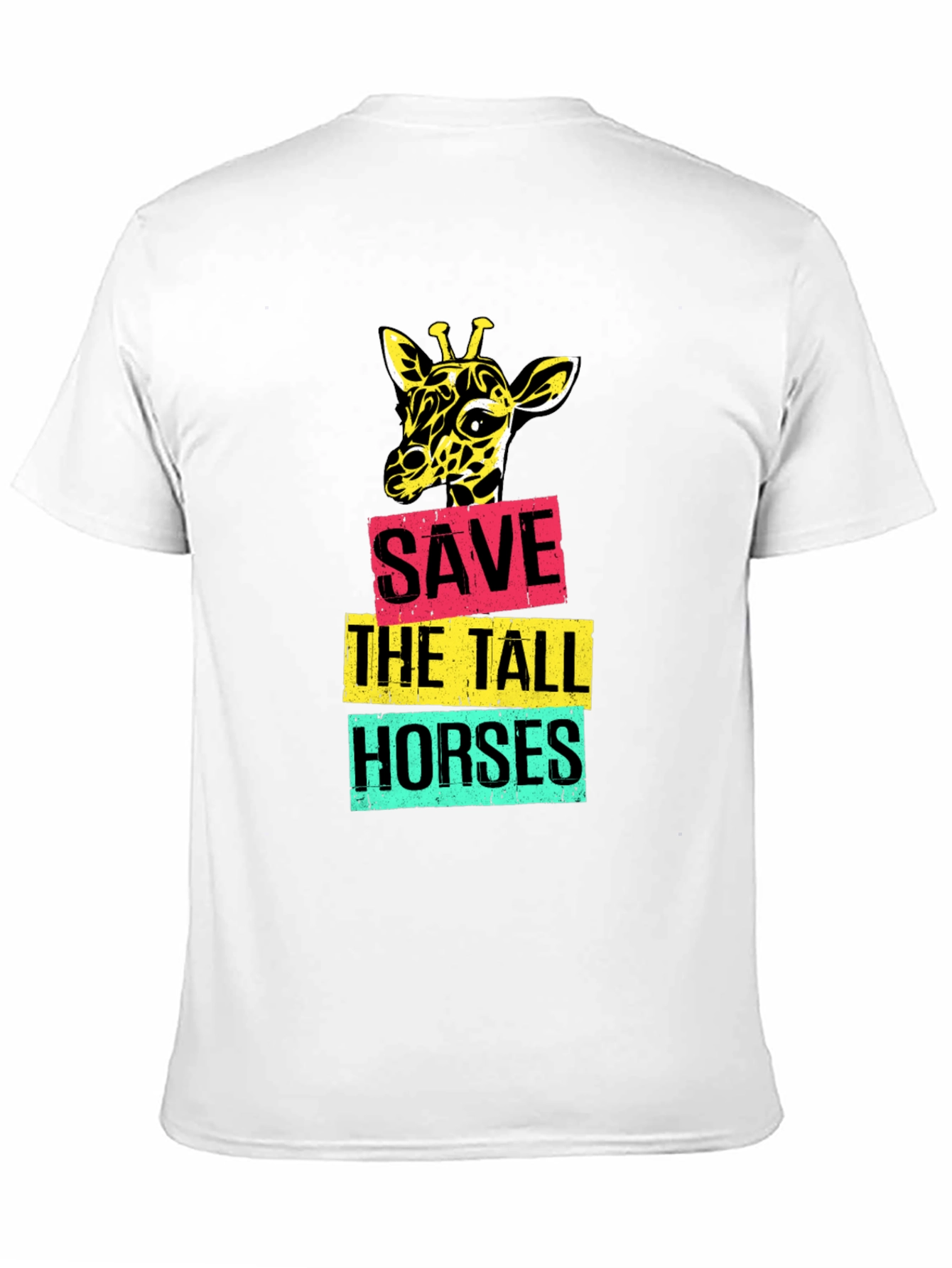 Save the Tall Horses Giraffe Graphic Tee