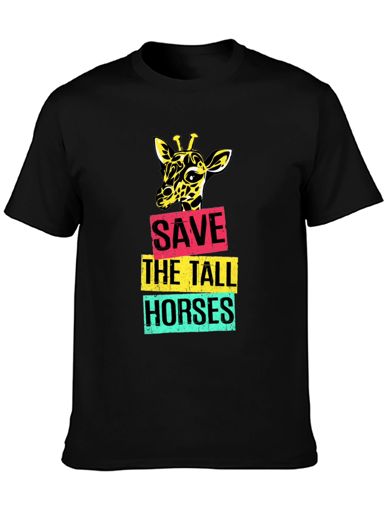 Save the Tall Horses Giraffe Graphic Tee