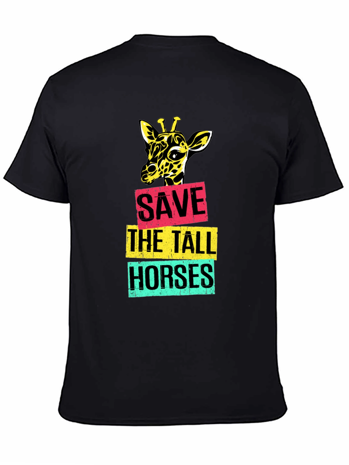 Save the Tall Horses Giraffe Graphic Tee
