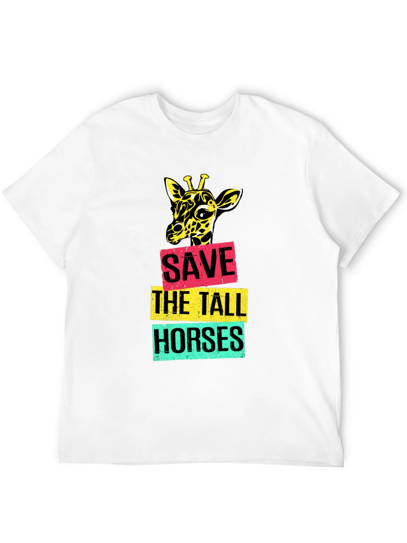 Save the Tall Horses Giraffe Graphic Tee
