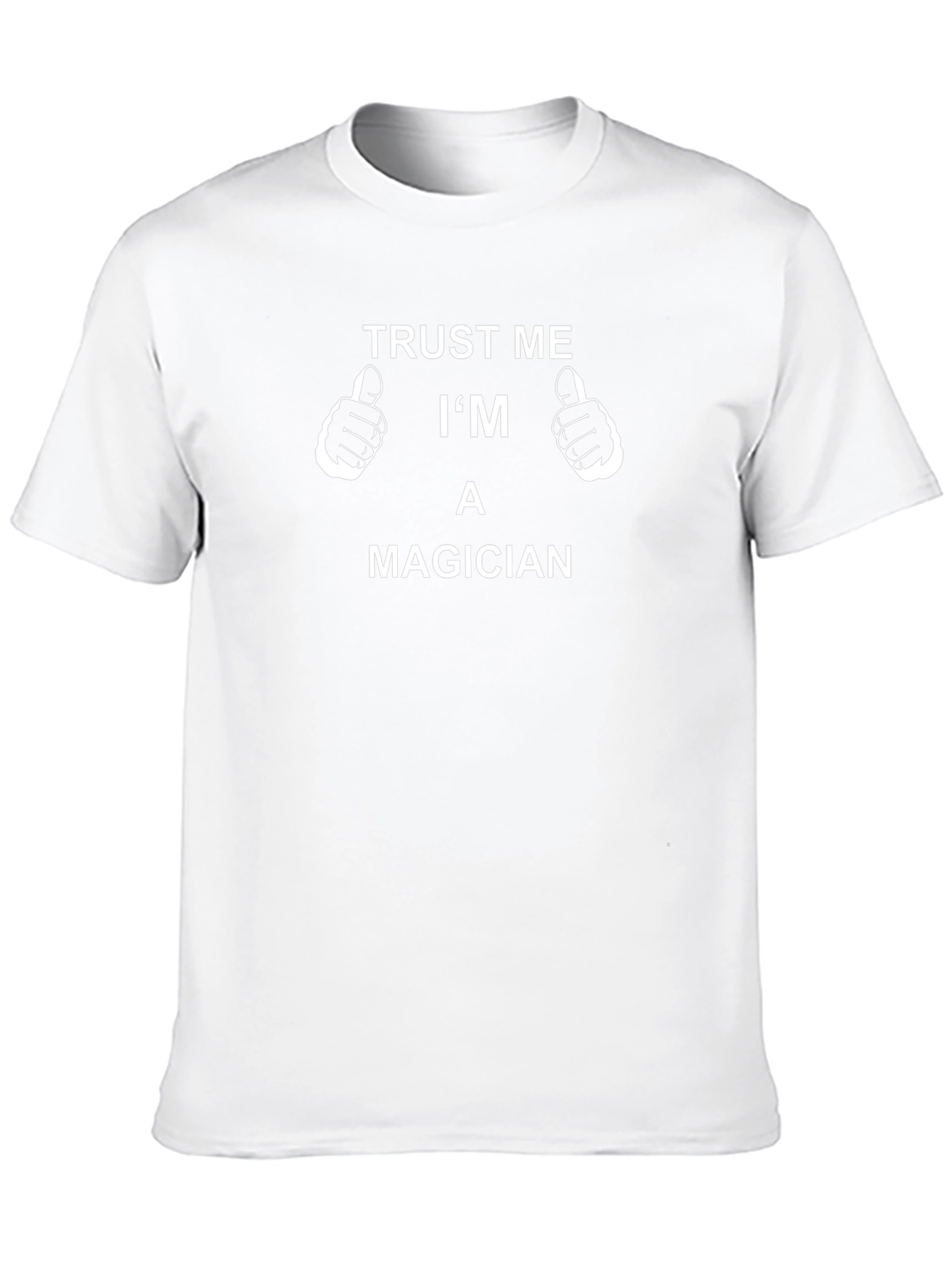 Trust Me Im A Magician T-Shirt Black Cotton Tee