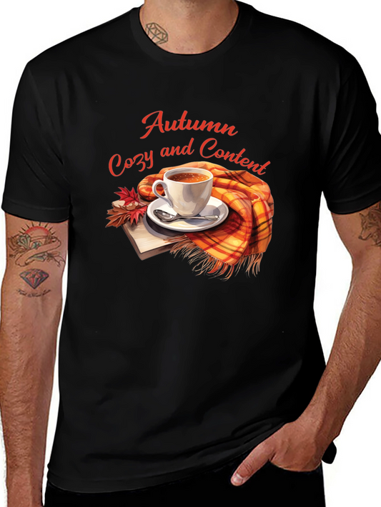 Autumn Cozy and Content T-Shirt