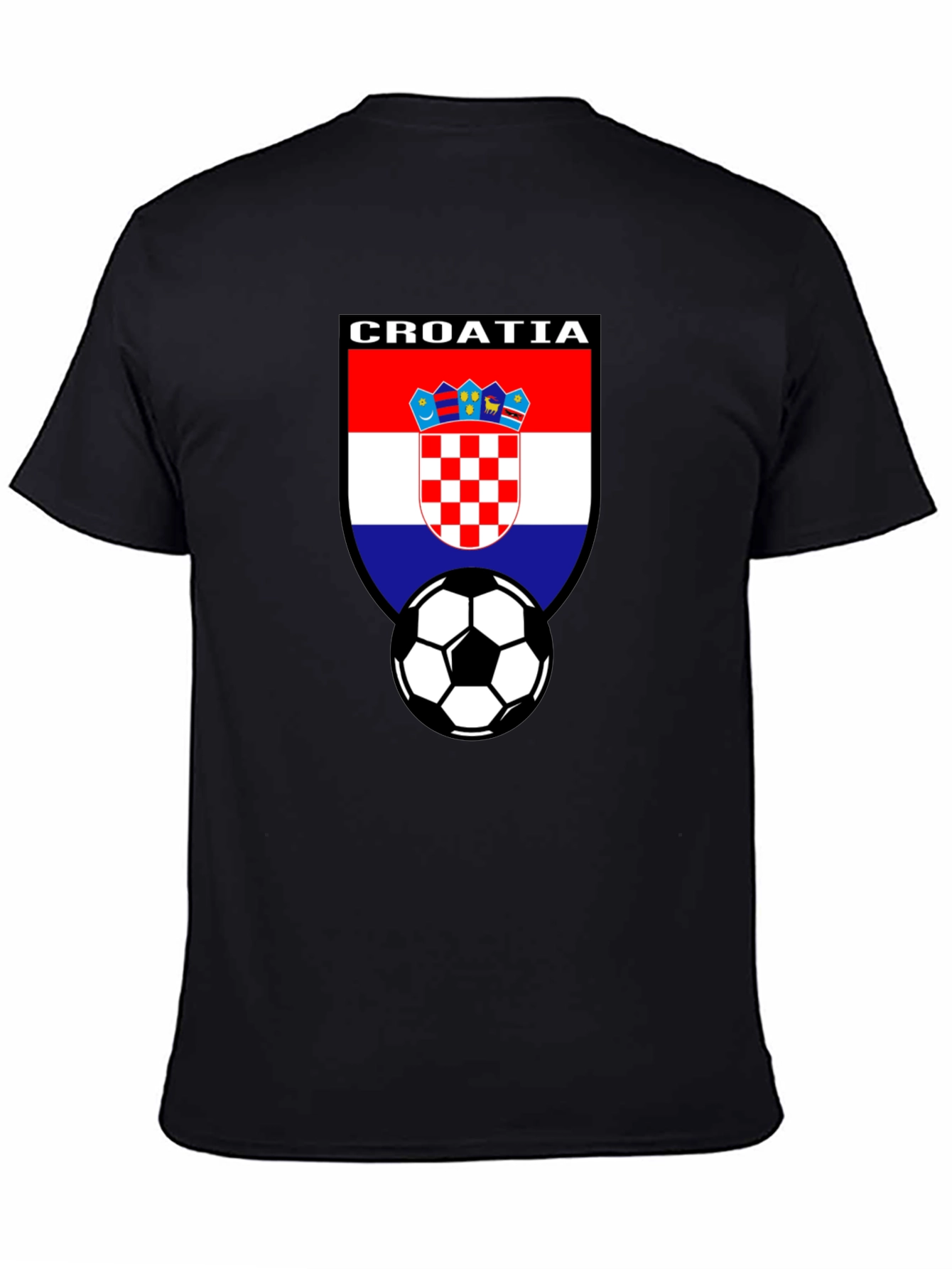 Croatia Soccer Fan T-Shirt - Croatian Flag Football Tee