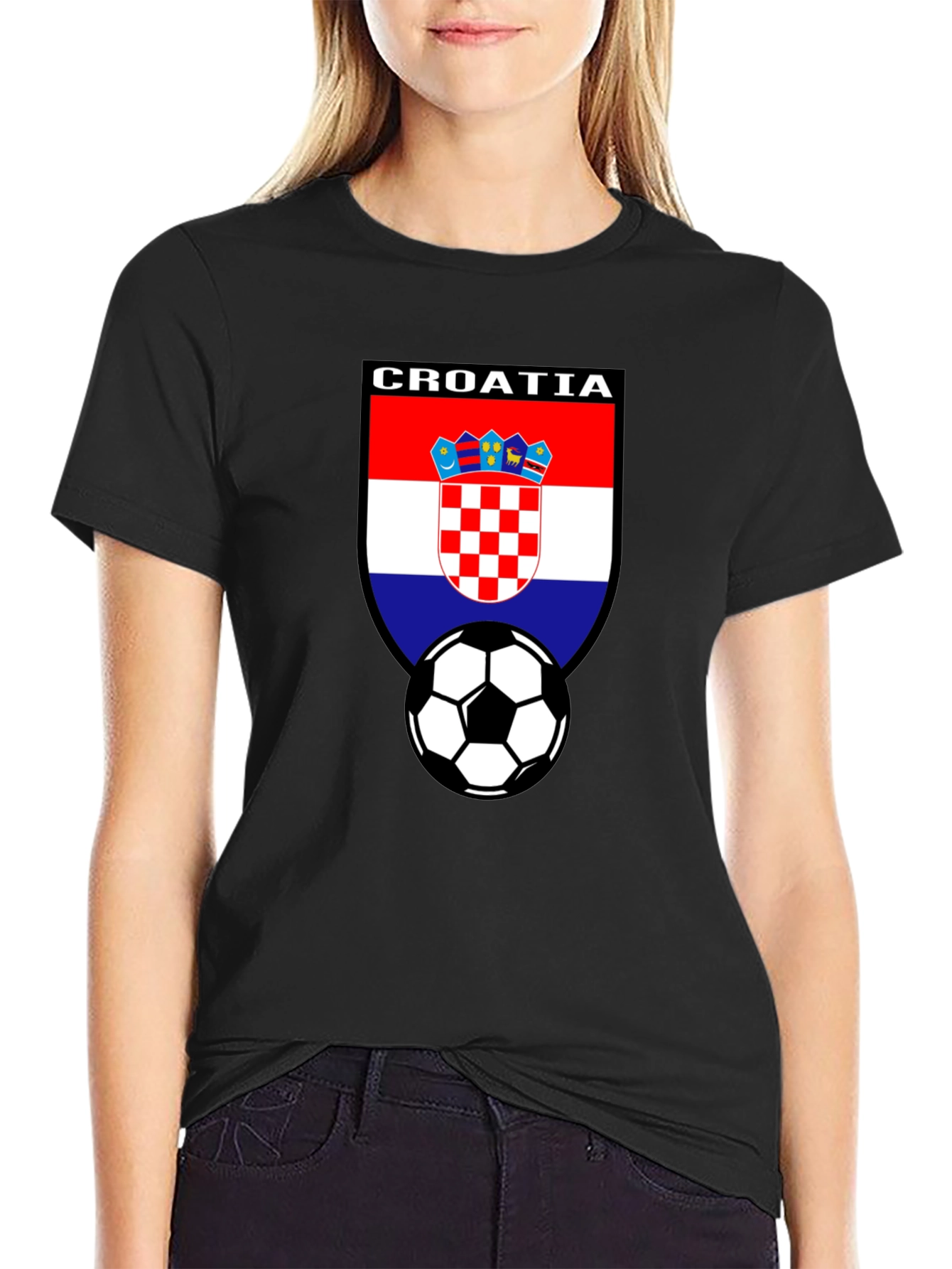 Croatia Soccer Fan T-Shirt - Croatian Flag Football Tee