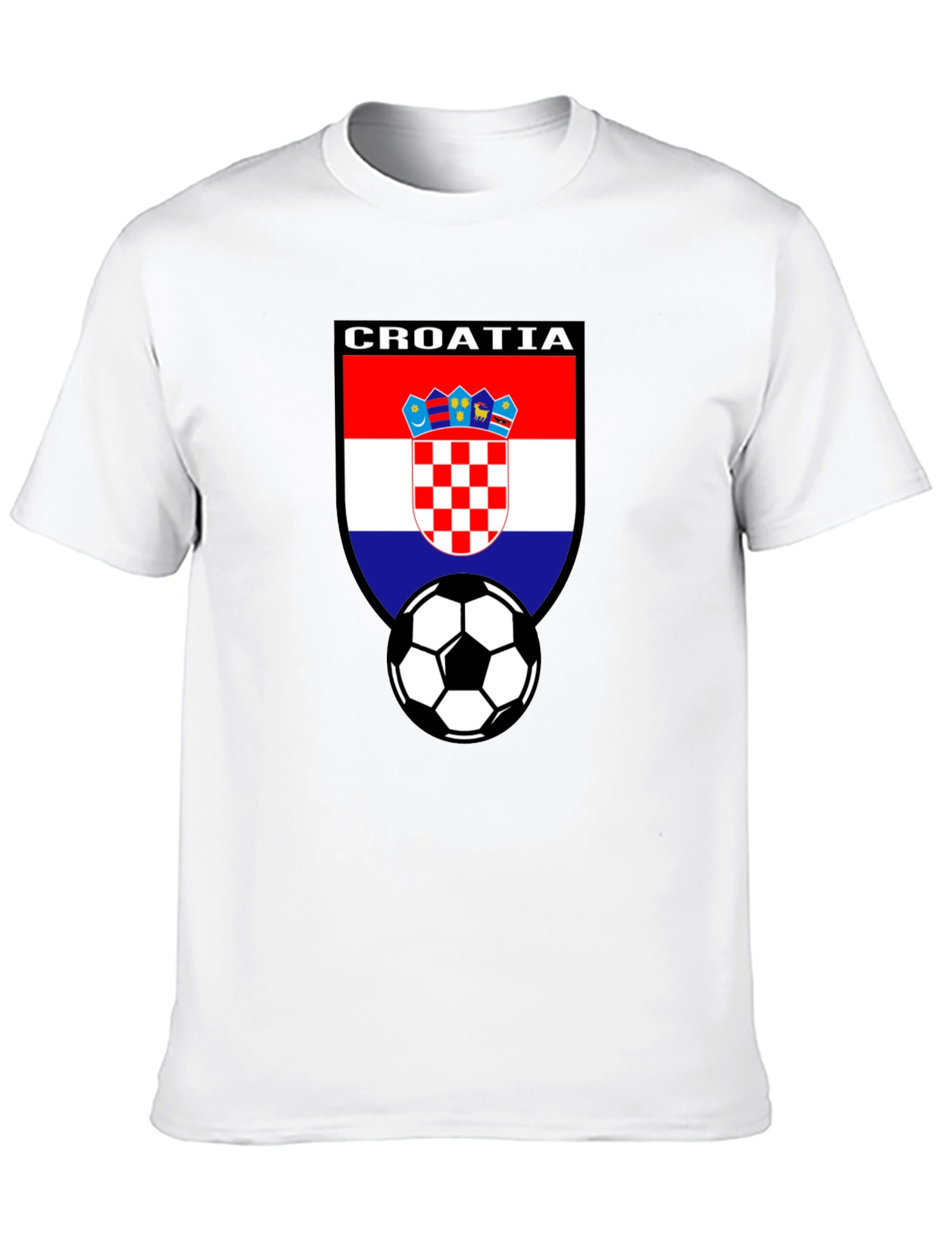 Croatia Soccer Fan T-Shirt - Croatian Flag Football Tee