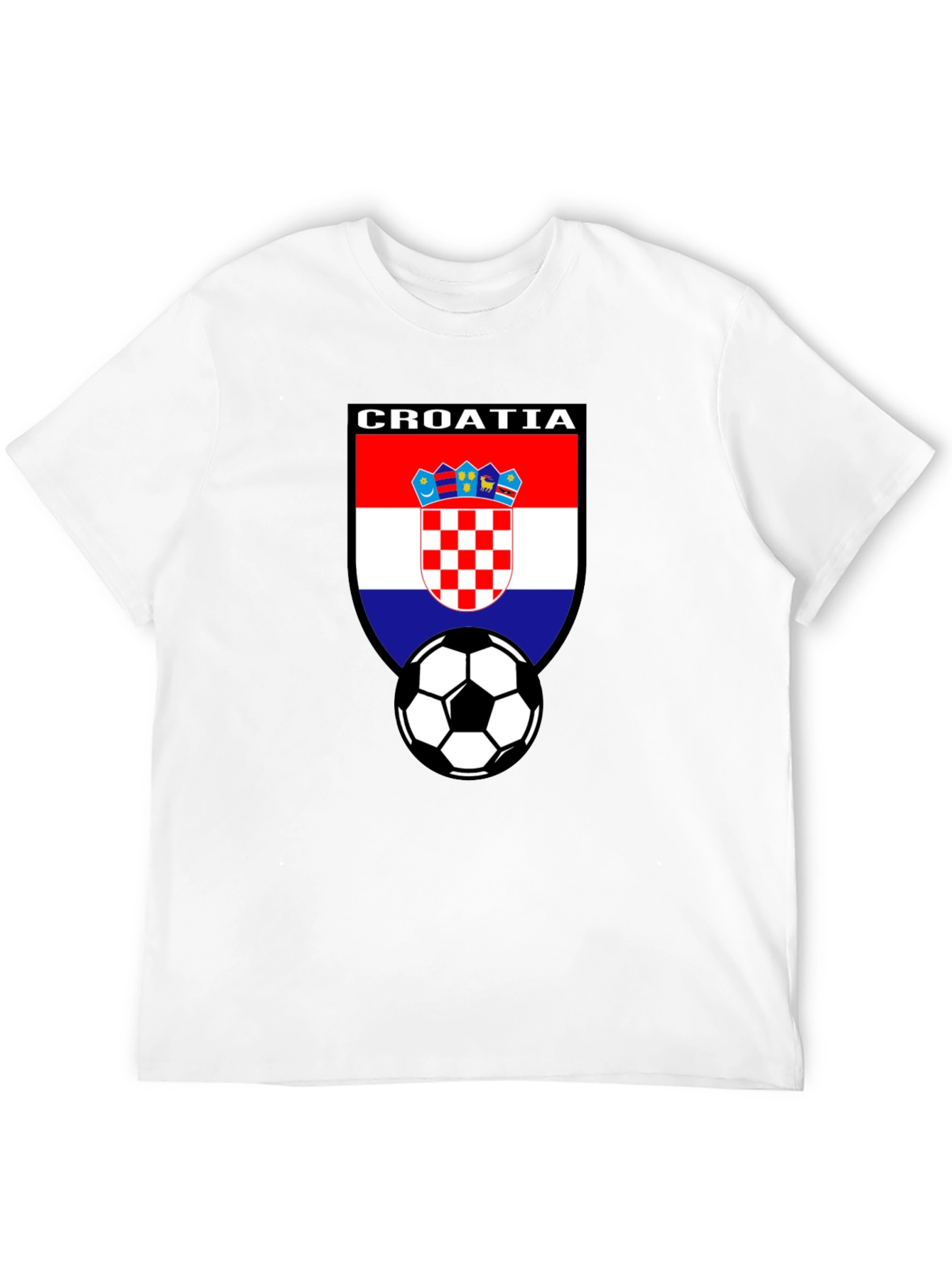 Croatia Soccer Fan T-Shirt - Croatian Flag Football Tee