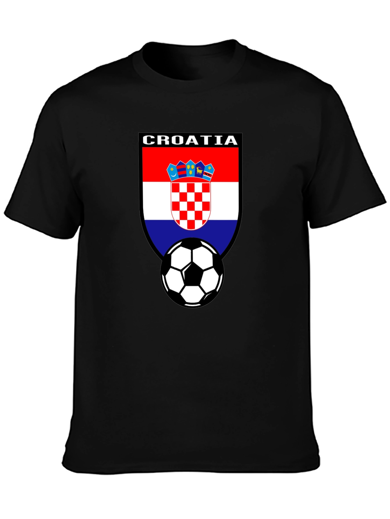 Croatia Soccer Fan T-Shirt - Croatian Flag Football Tee