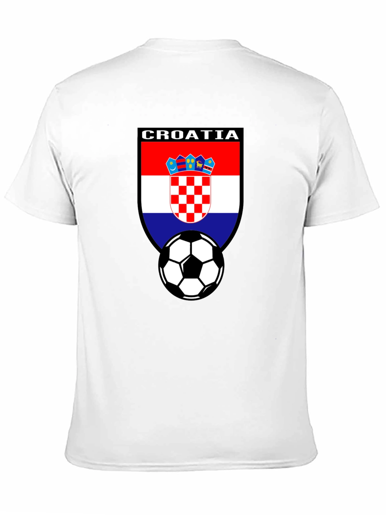 Croatia Soccer Fan T-Shirt - Croatian Flag Football Tee