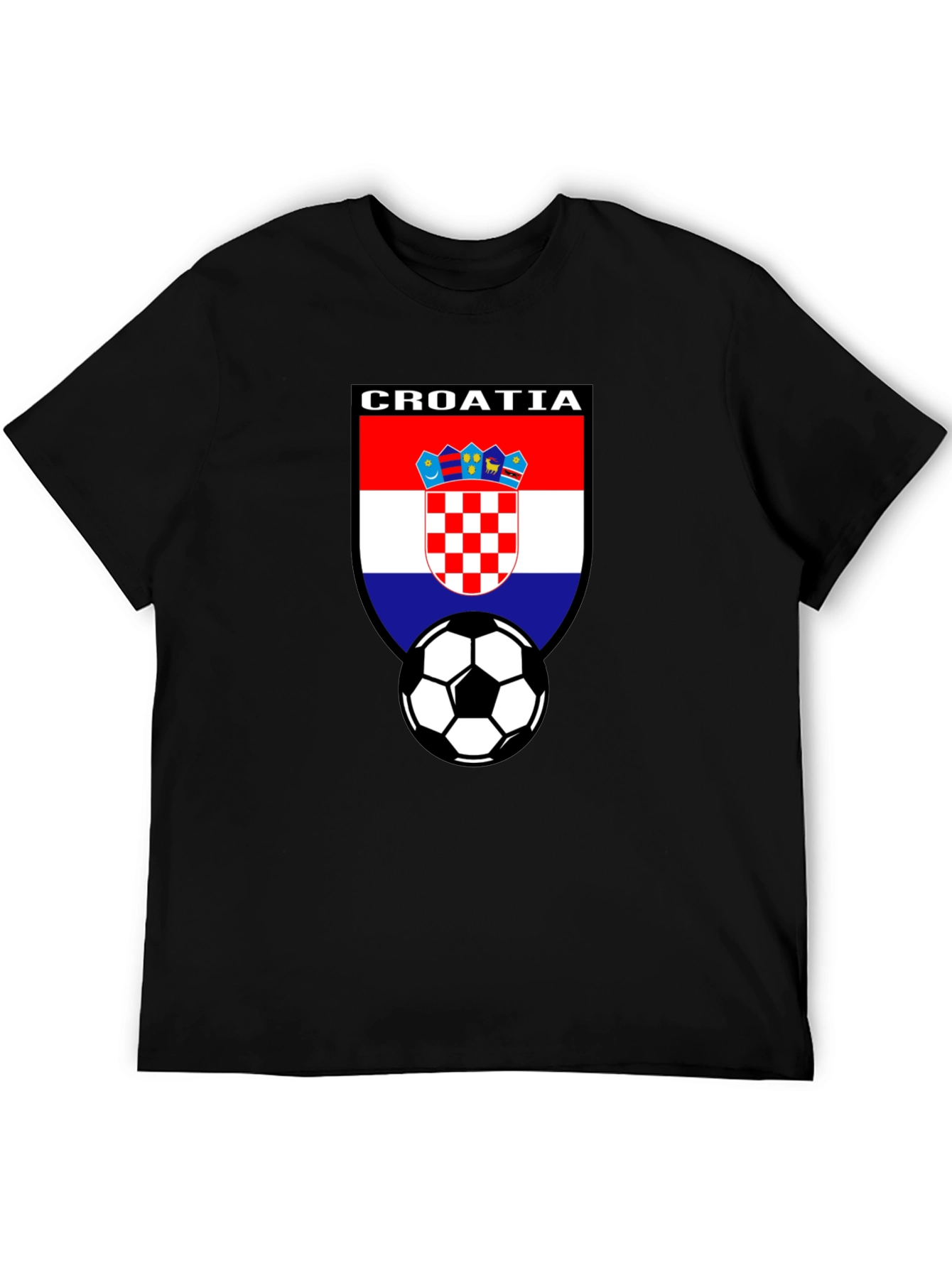 Croatia Soccer Fan T-Shirt - Croatian Flag Football Tee