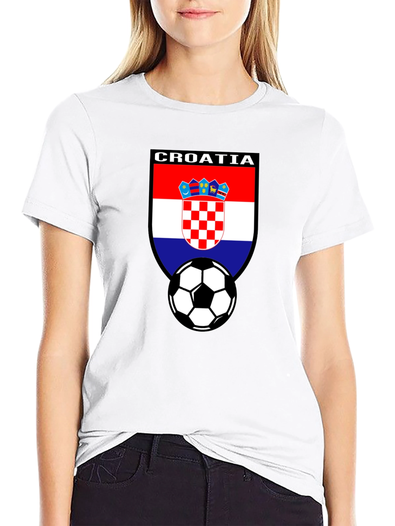 Croatia Soccer Fan T-Shirt - Croatian Flag Football Tee