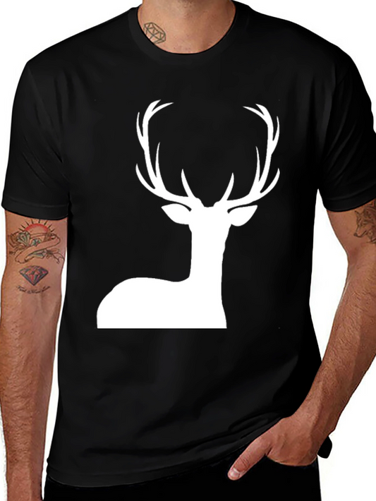 Stag Graphic Tee - Classic Black T-Shirt