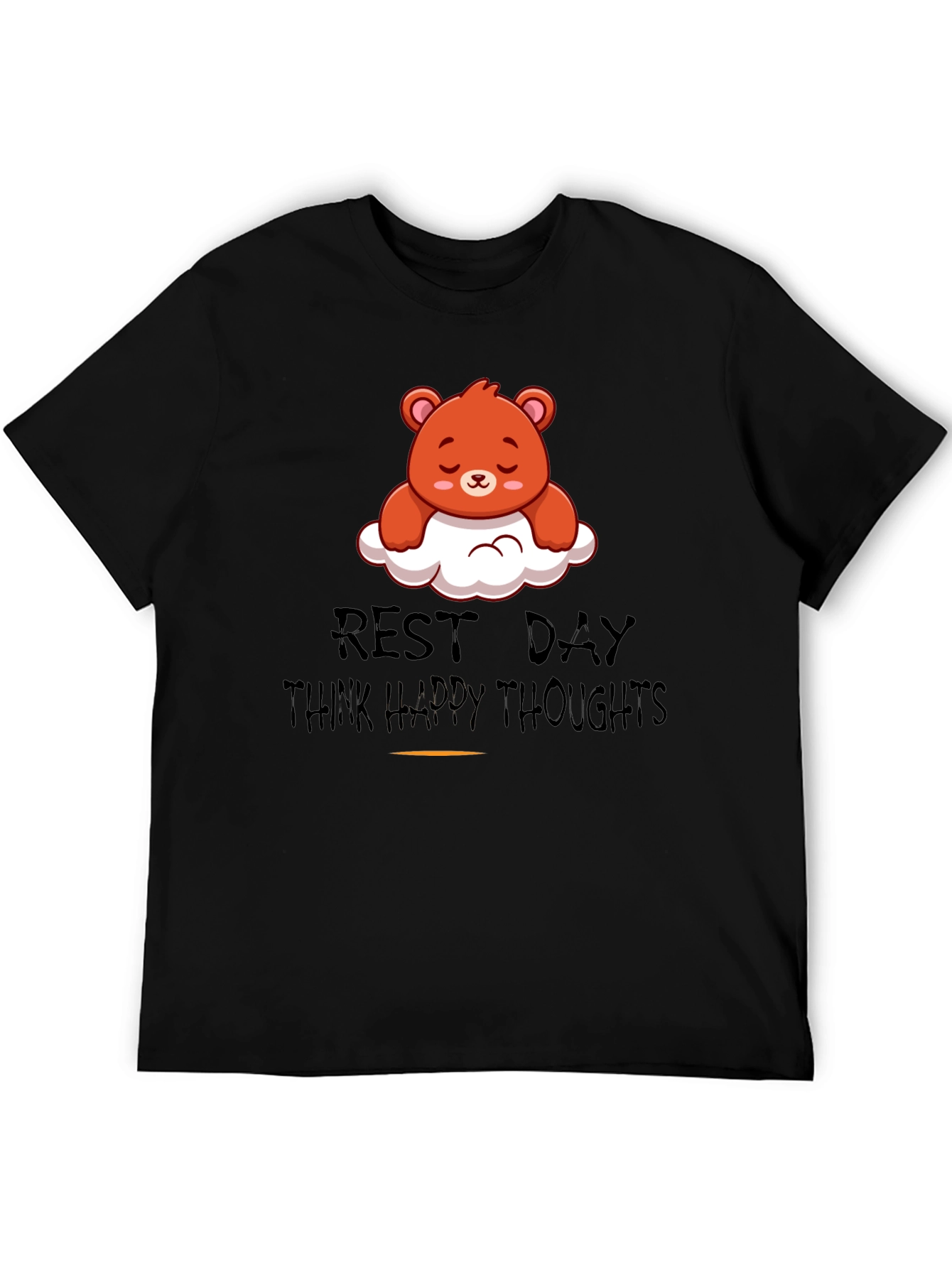 Relaxed Bear T-Shirt - Rest Day Happy Thoughts