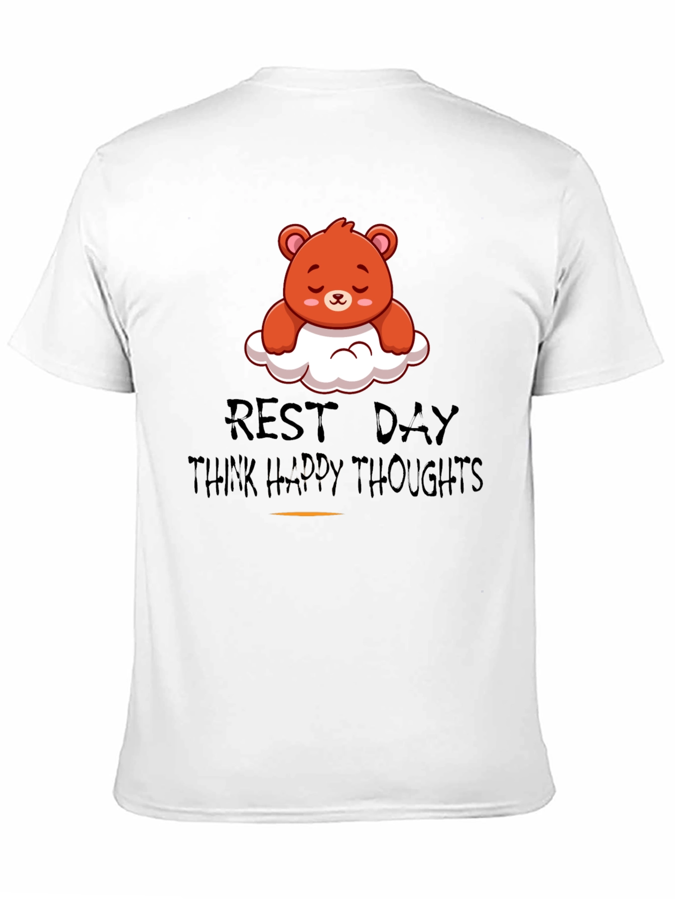 Relaxed Bear T-Shirt - Rest Day Happy Thoughts
