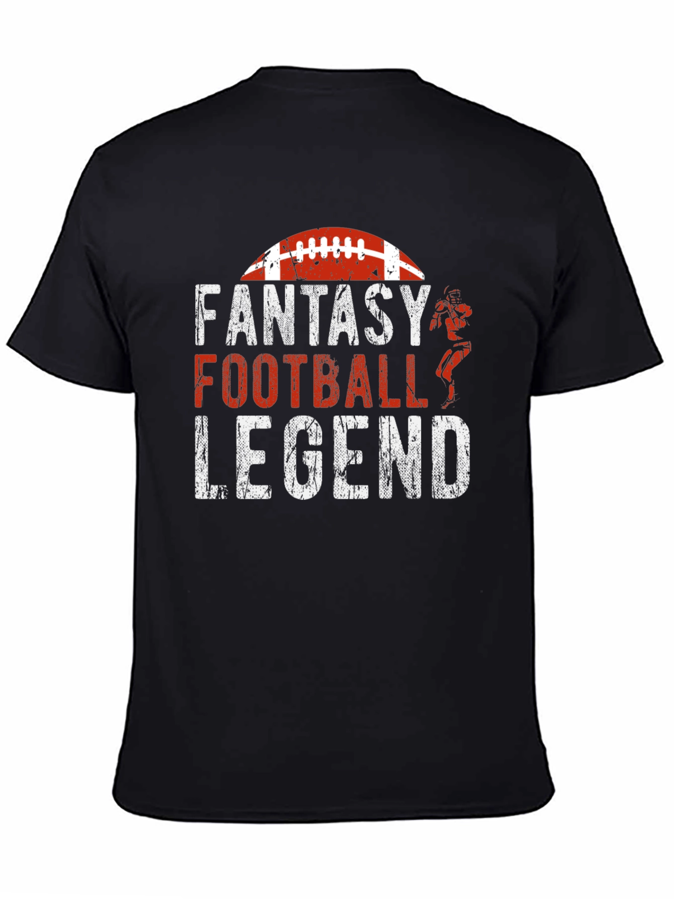 Fantasy Football Legend Graphic Tee - Black T-Shirt