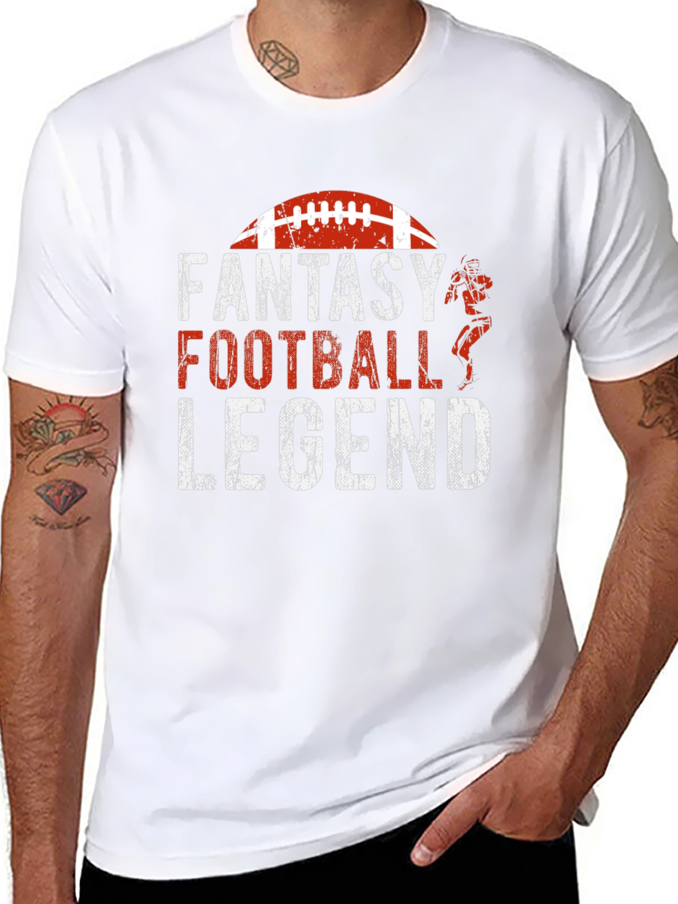 Fantasy Football Legend Graphic Tee - Black T-Shirt