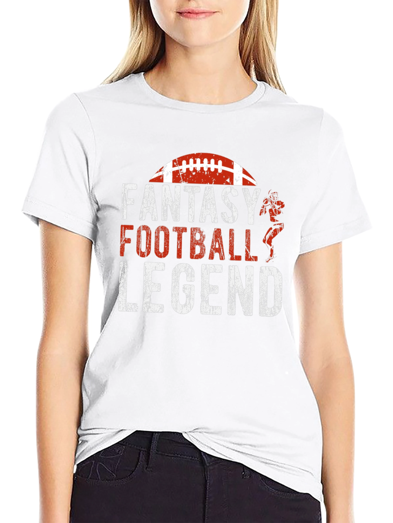 Fantasy Football Legend Graphic Tee - Black T-Shirt