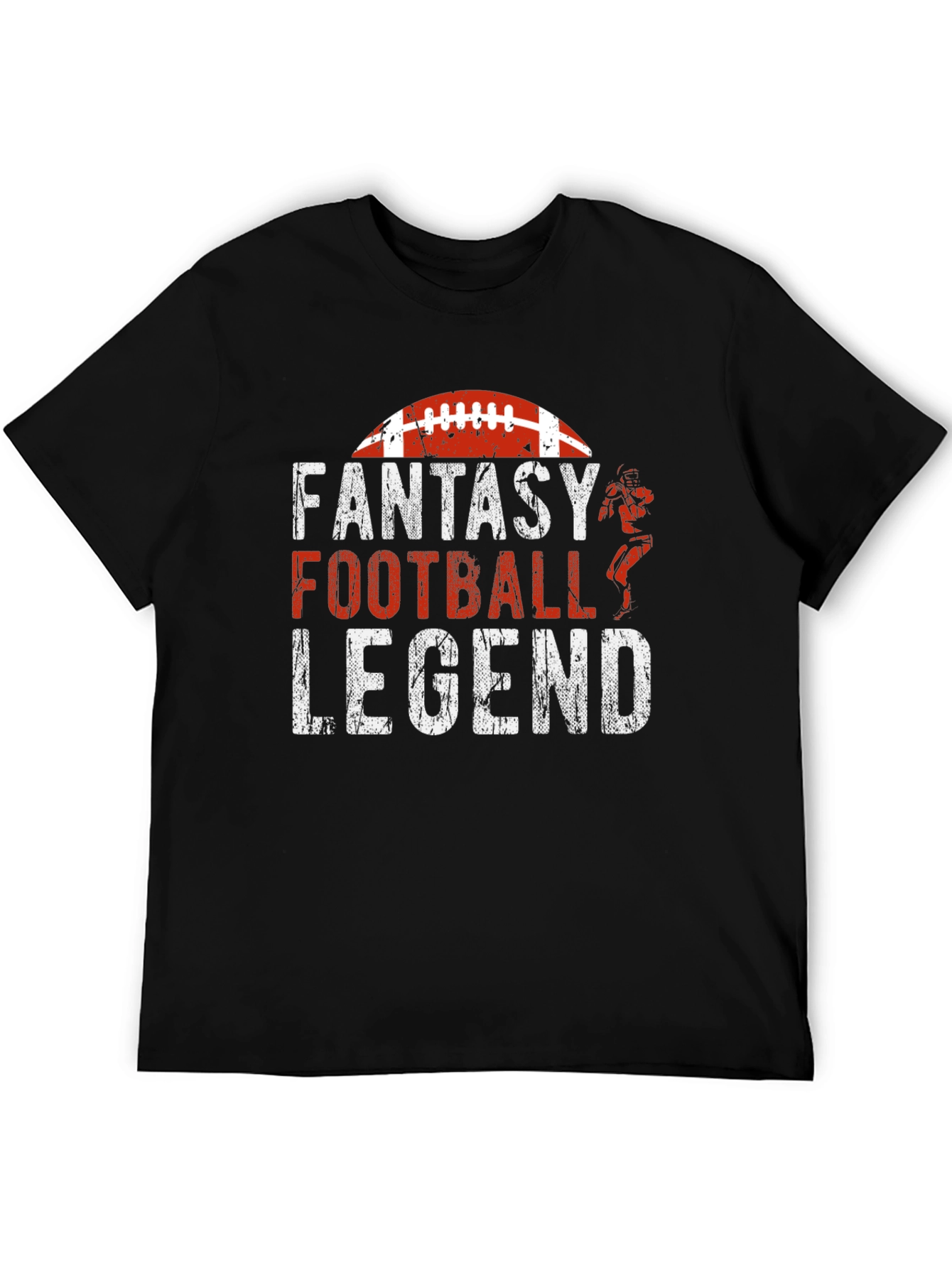 Fantasy Football Legend Graphic Tee - Black T-Shirt