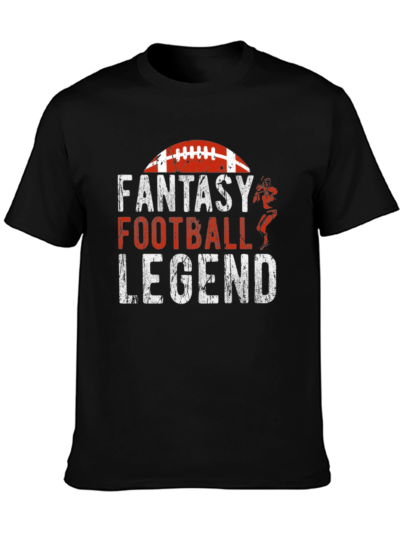 Fantasy Football Legend Graphic Tee - Black T-Shirt
