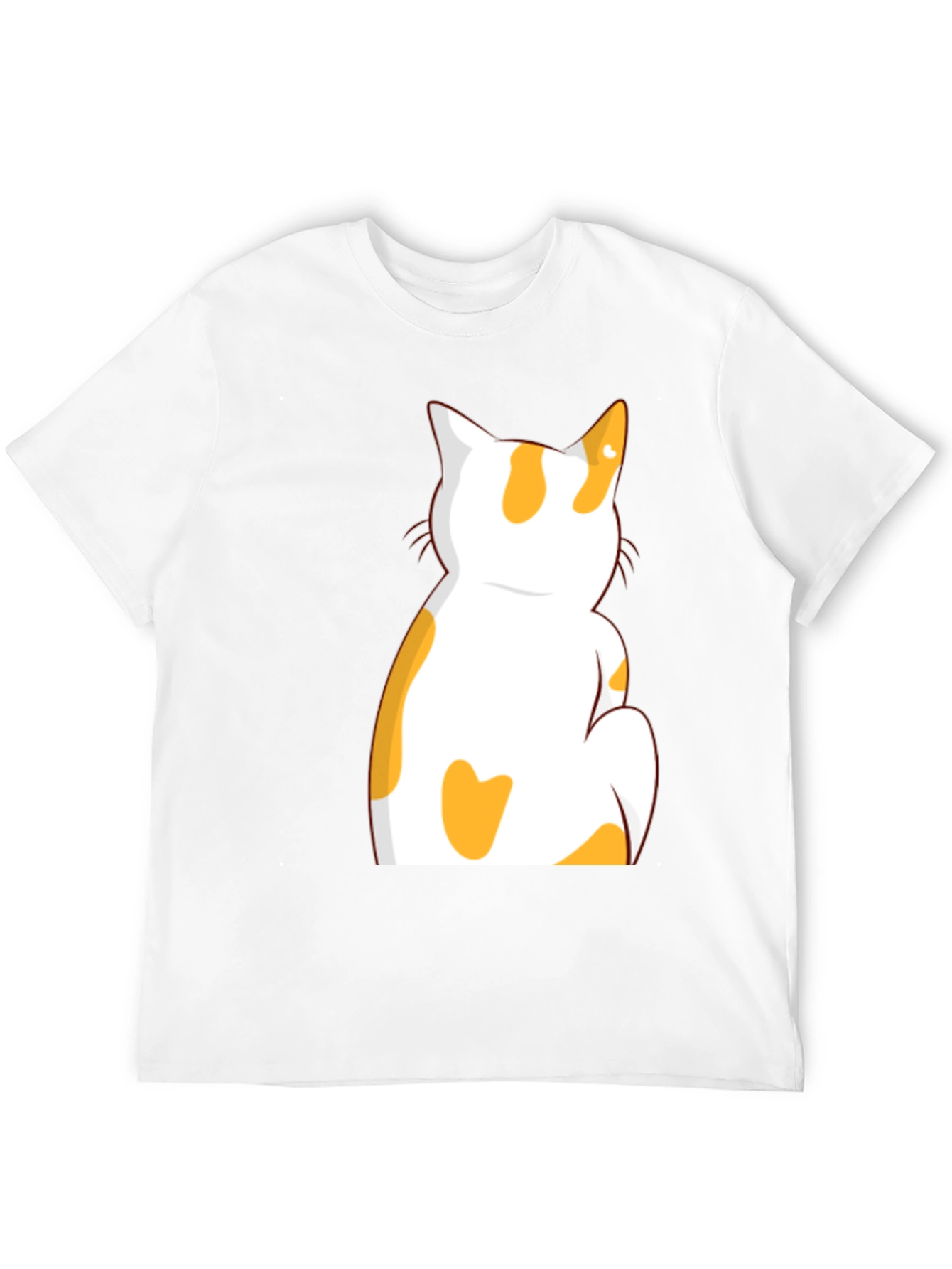 Cat Graphic Black T-Shirt - Unisex