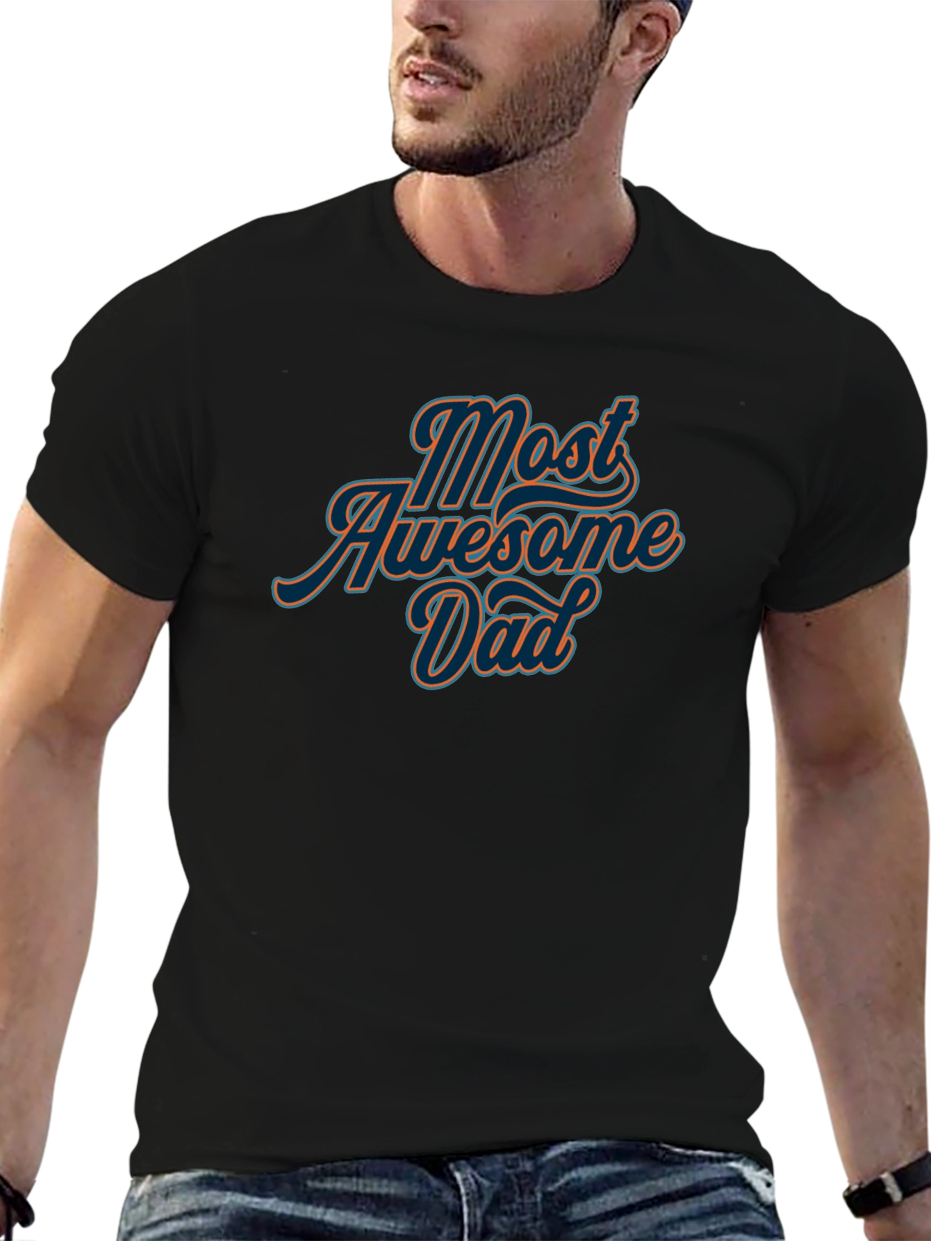 Most Awesome Dad Graphic T-Shirt