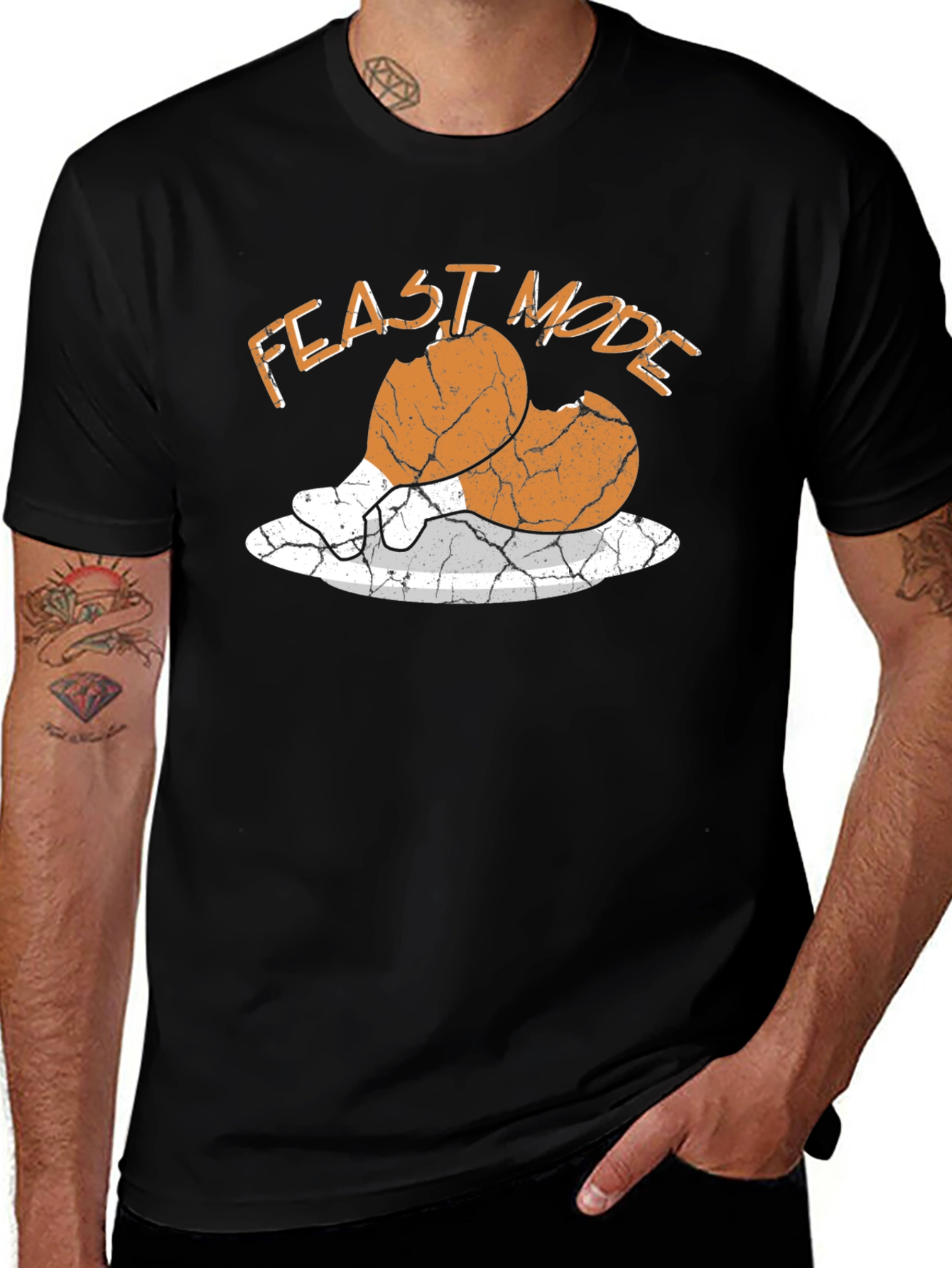 Feast Mode Cracked Egg Funny T-Shirt