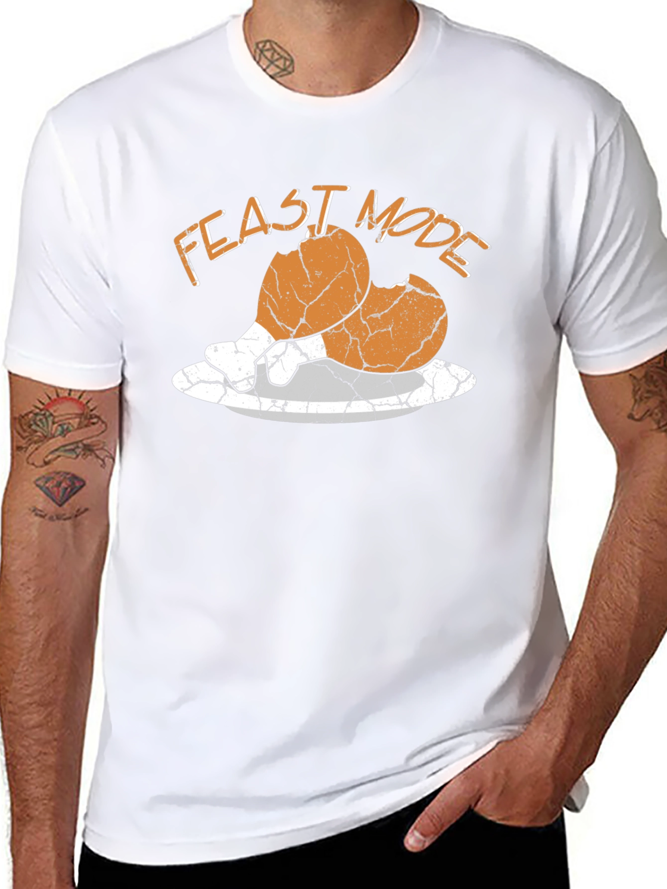 Feast Mode Cracked Egg Funny T-Shirt