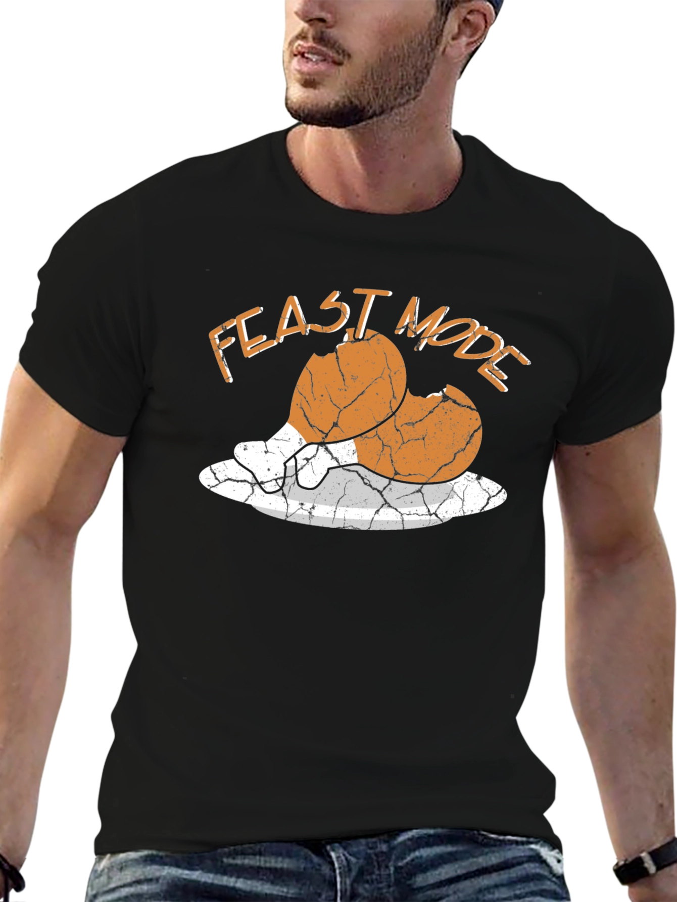 Feast Mode Cracked Egg Funny T-Shirt