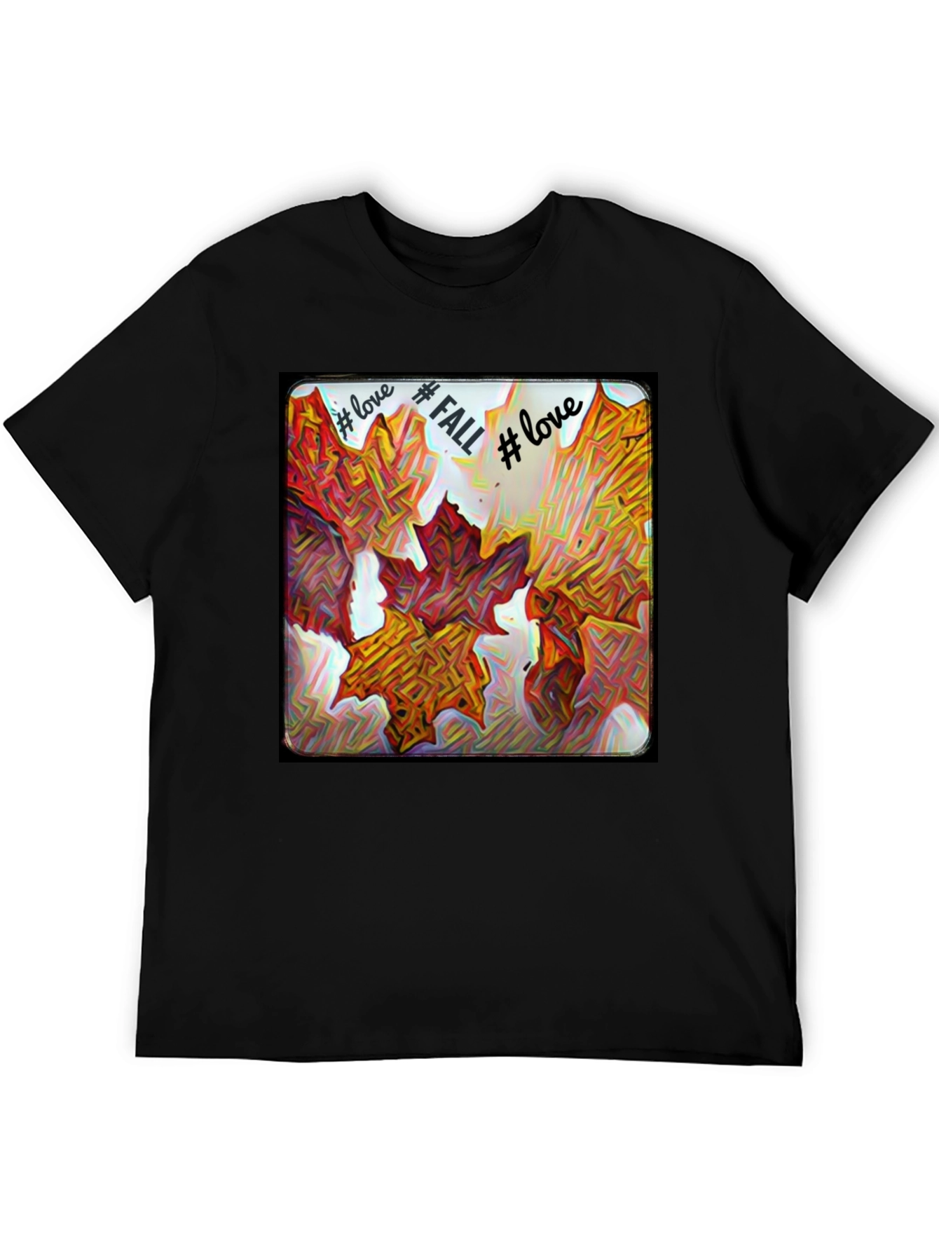 Fall Leaves Graphic Tee - Love Fall T-Shirt