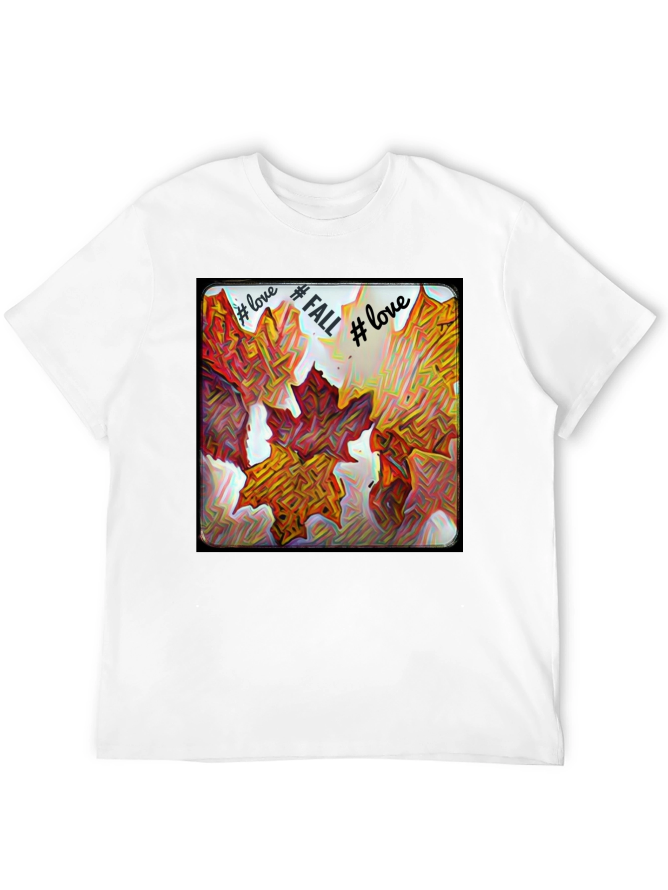 Fall Leaves Graphic Tee - Love Fall T-Shirt